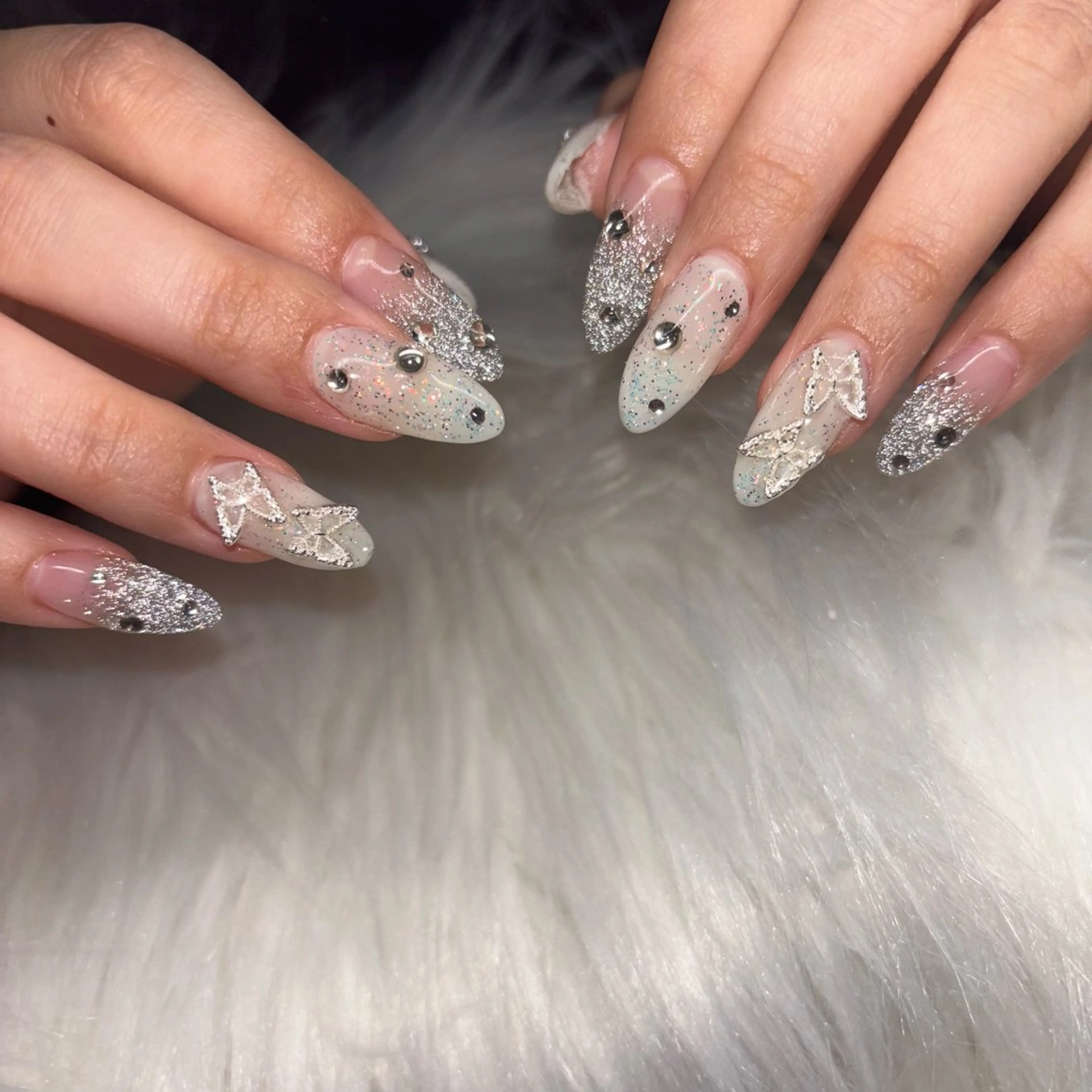 ネイル スカルプネイル ハンドネイル RE💟N.NAIL ラテン系お姉さんのネイルデザイン