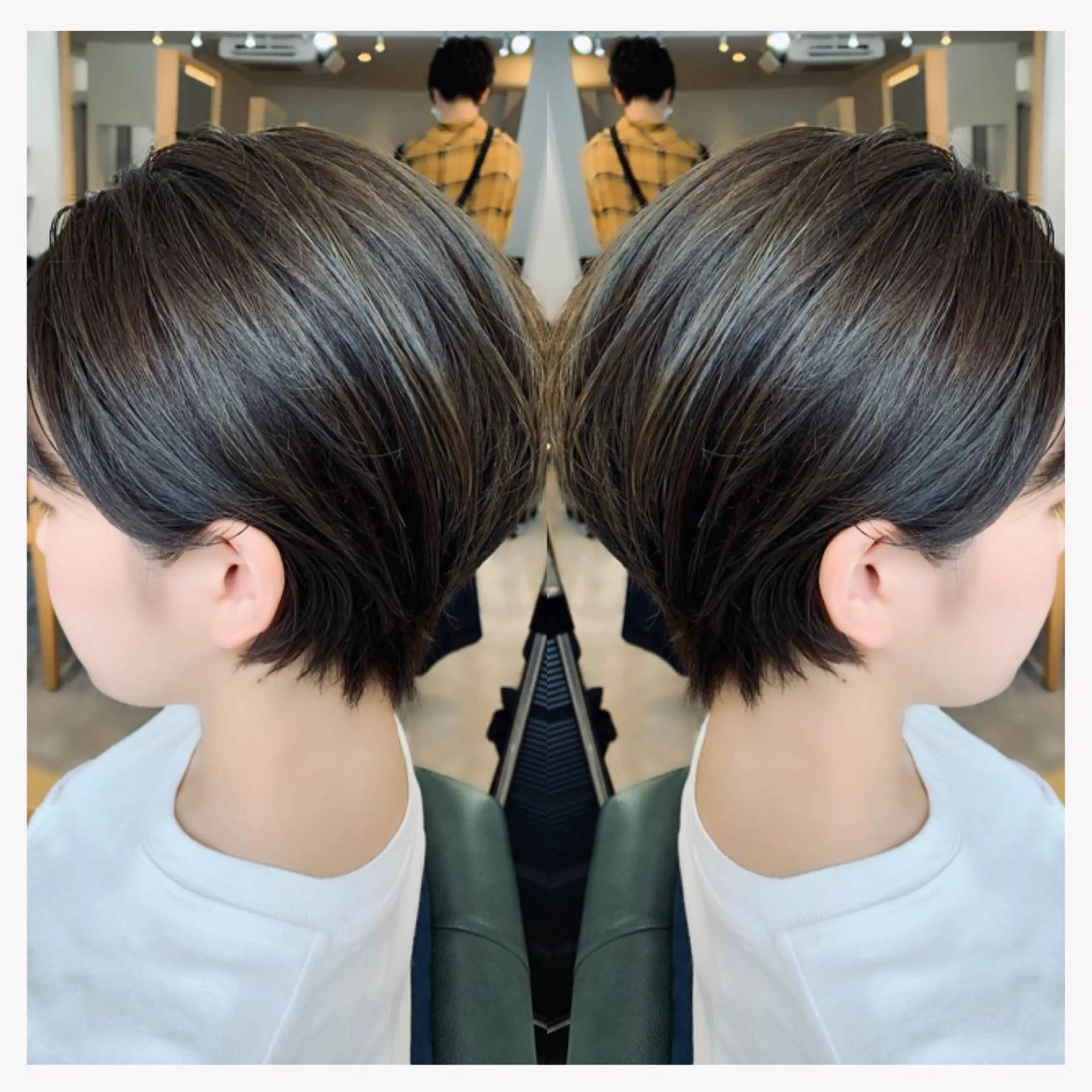 ショート カラー ヘアカラー トリートメント 村山 茉衣のヘアスタイル