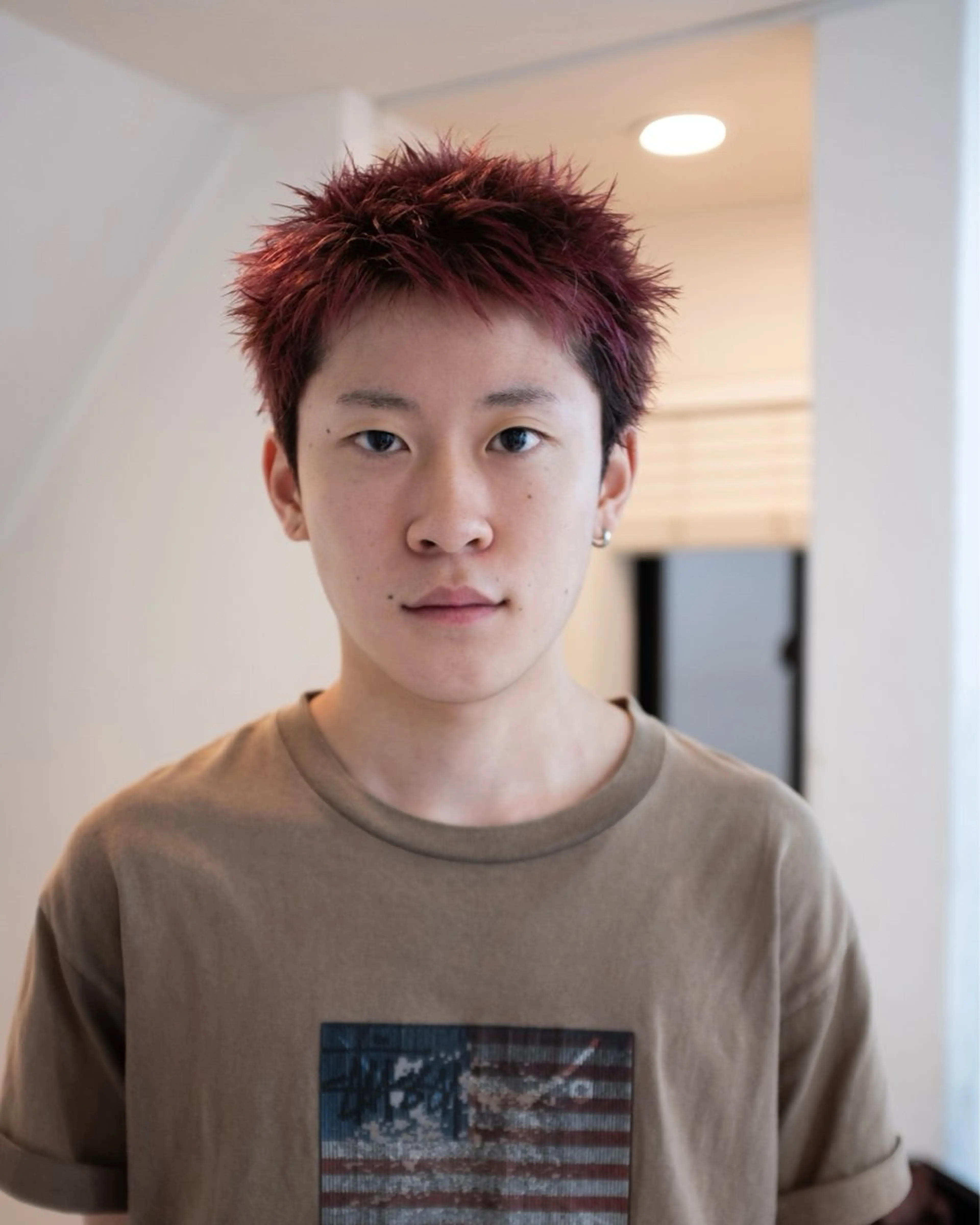 ショート カラー メンズ カット ヘアカラー runsuns メンズカットリュウジのヘアスタイル