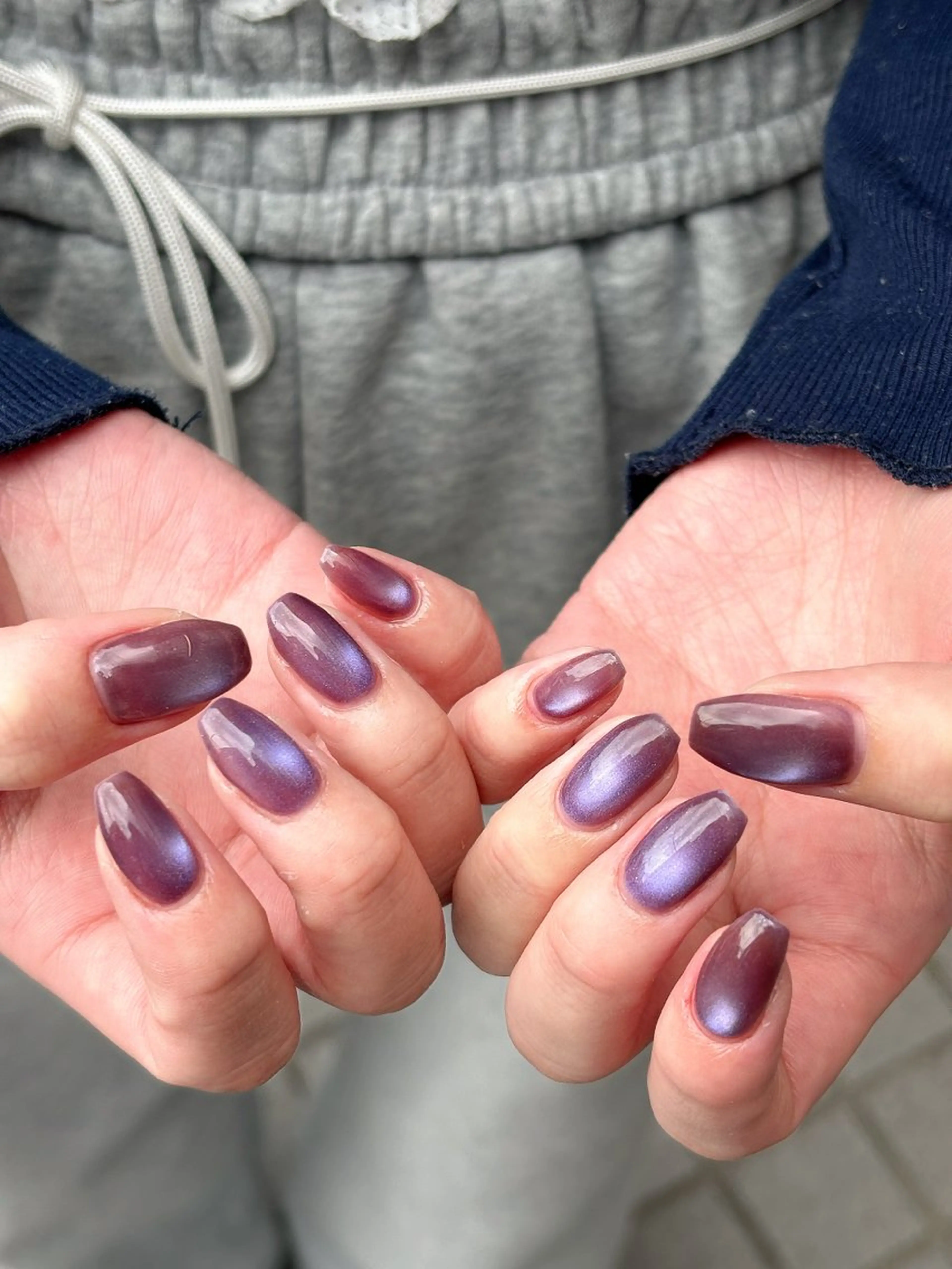 ネイル オーロラネイル チークネイル ハート ミラーネイル リボン ハンドネイル ハンドケア 🫧OPELIA NAIL渋谷🫧のネイルデザイン