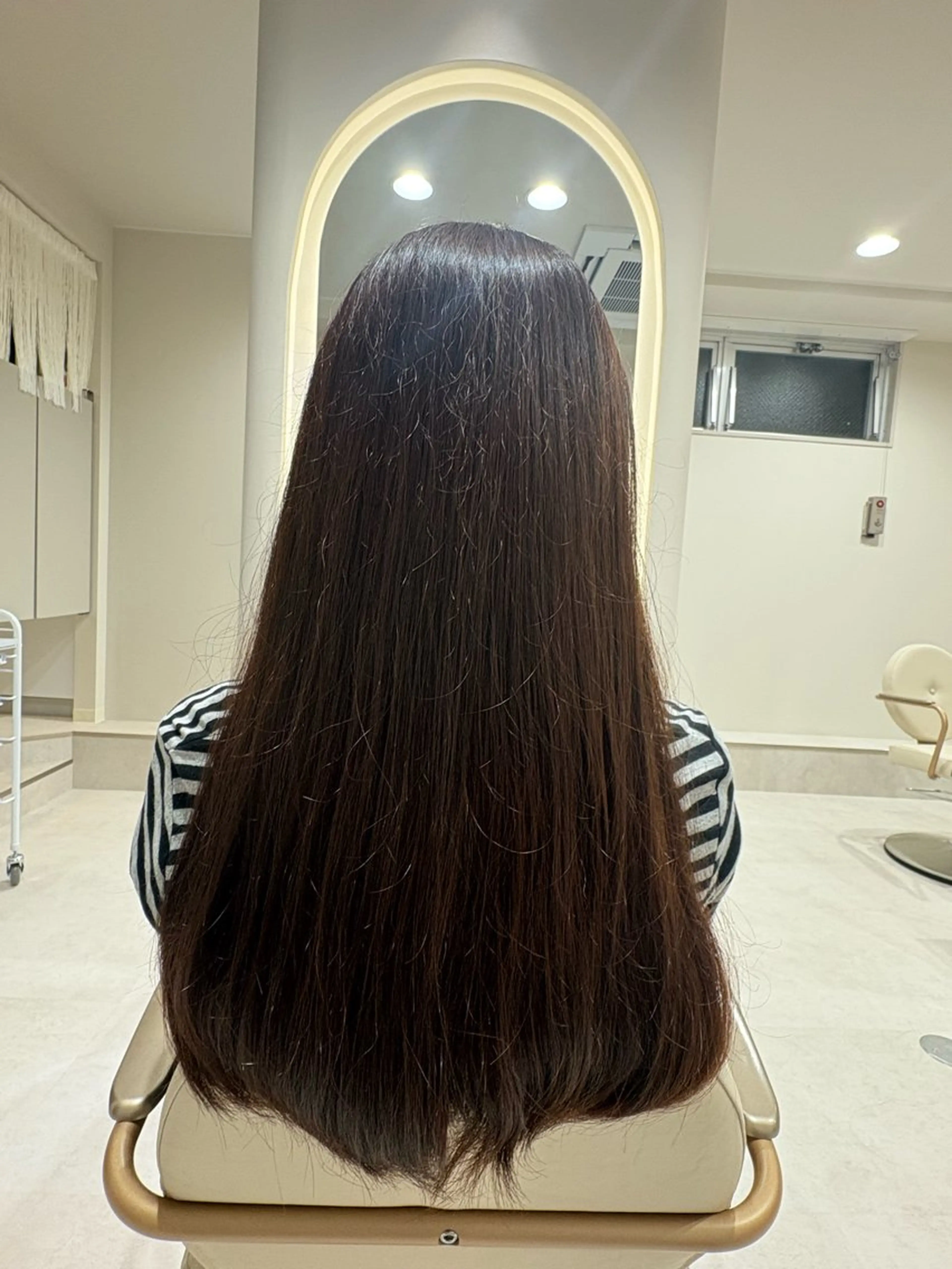 ロング 田中 あやかのヘアスタイル