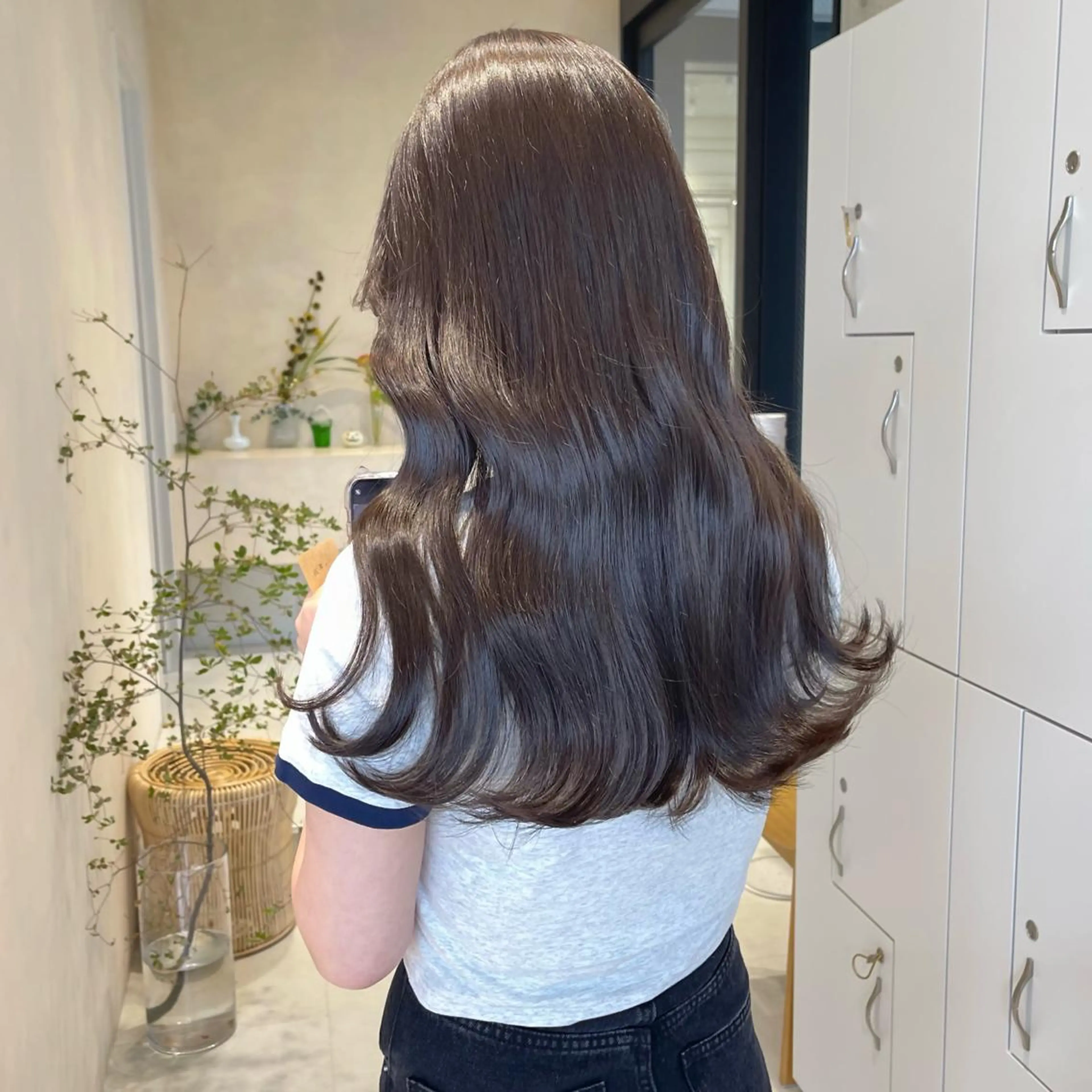 似合わせカット+透明感カラーの写真