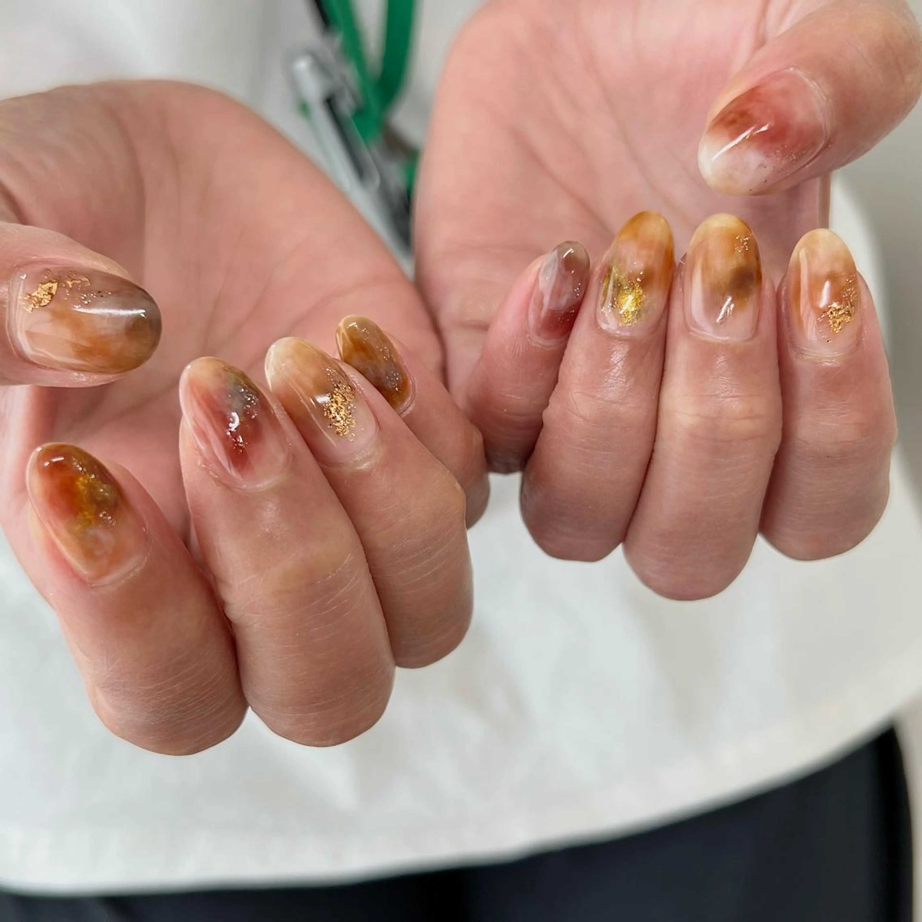 セミロング ネイル マツエク・マツパ ハンドネイル REVIA_nail maiのネイルデザイン