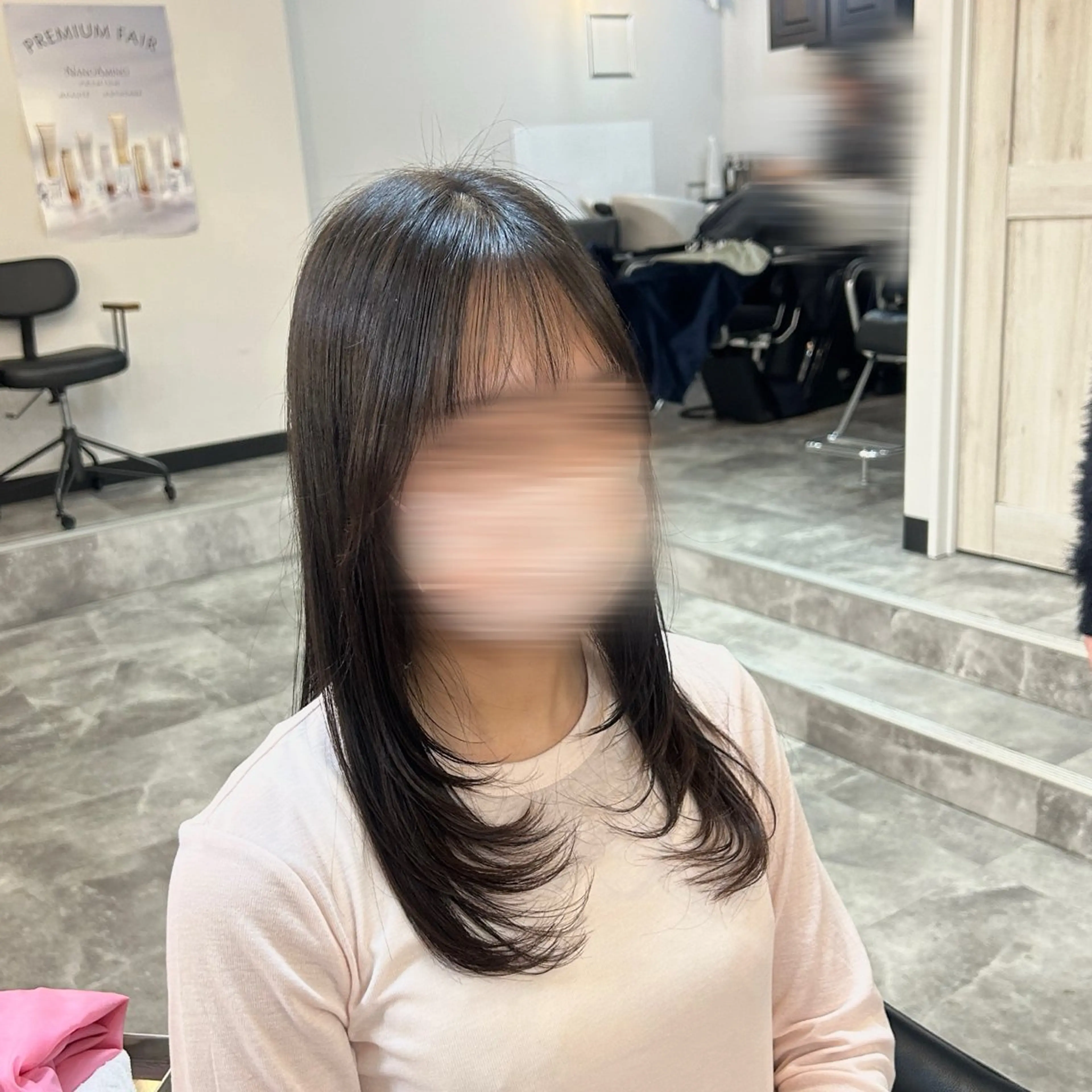 ロング レイヤーカット ロング レディースカット モデル🫧ミユウ🫧のヘアスタイル