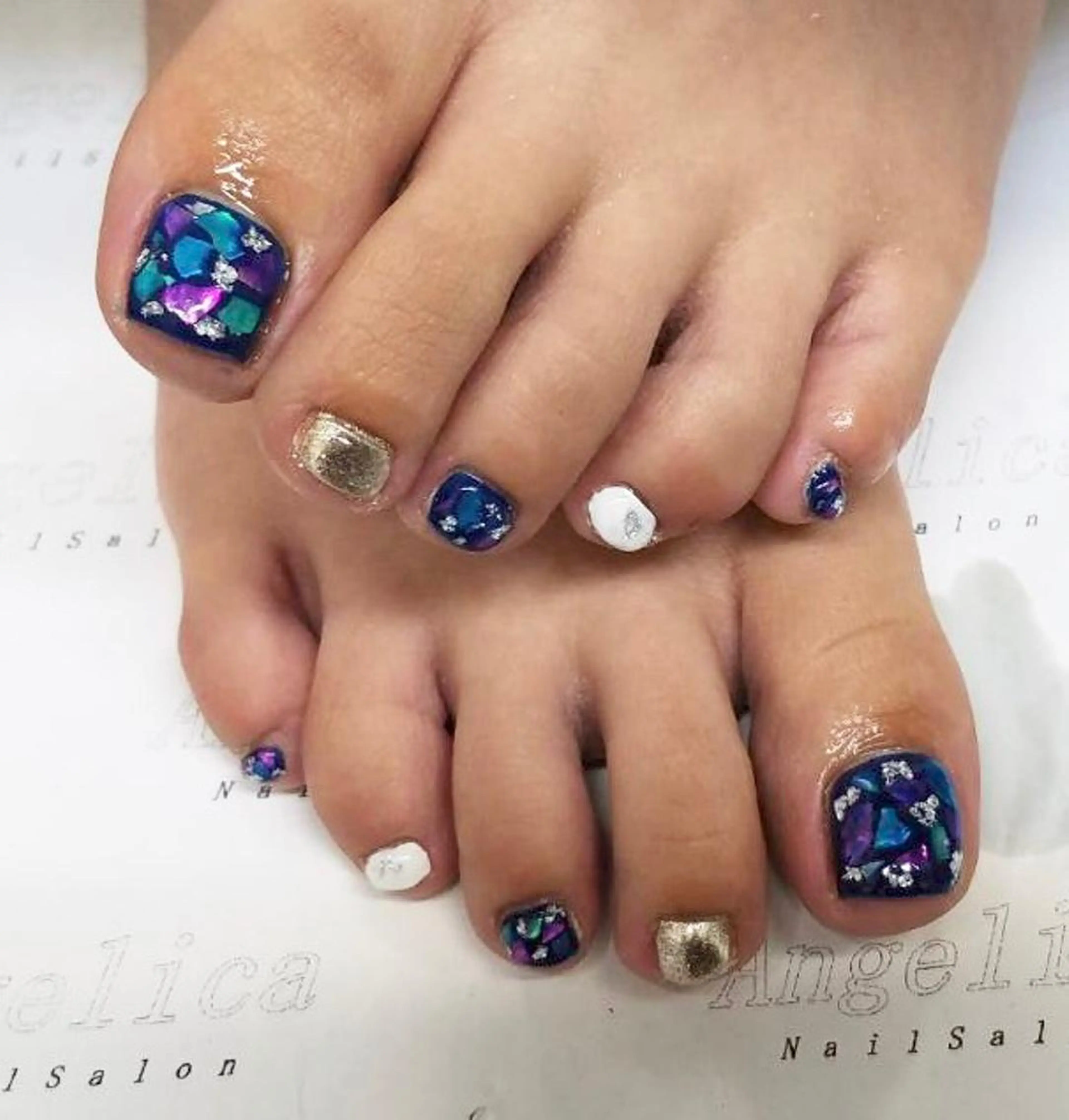 ネイル フットネイル Angelica ネイリストのネイルデザイン