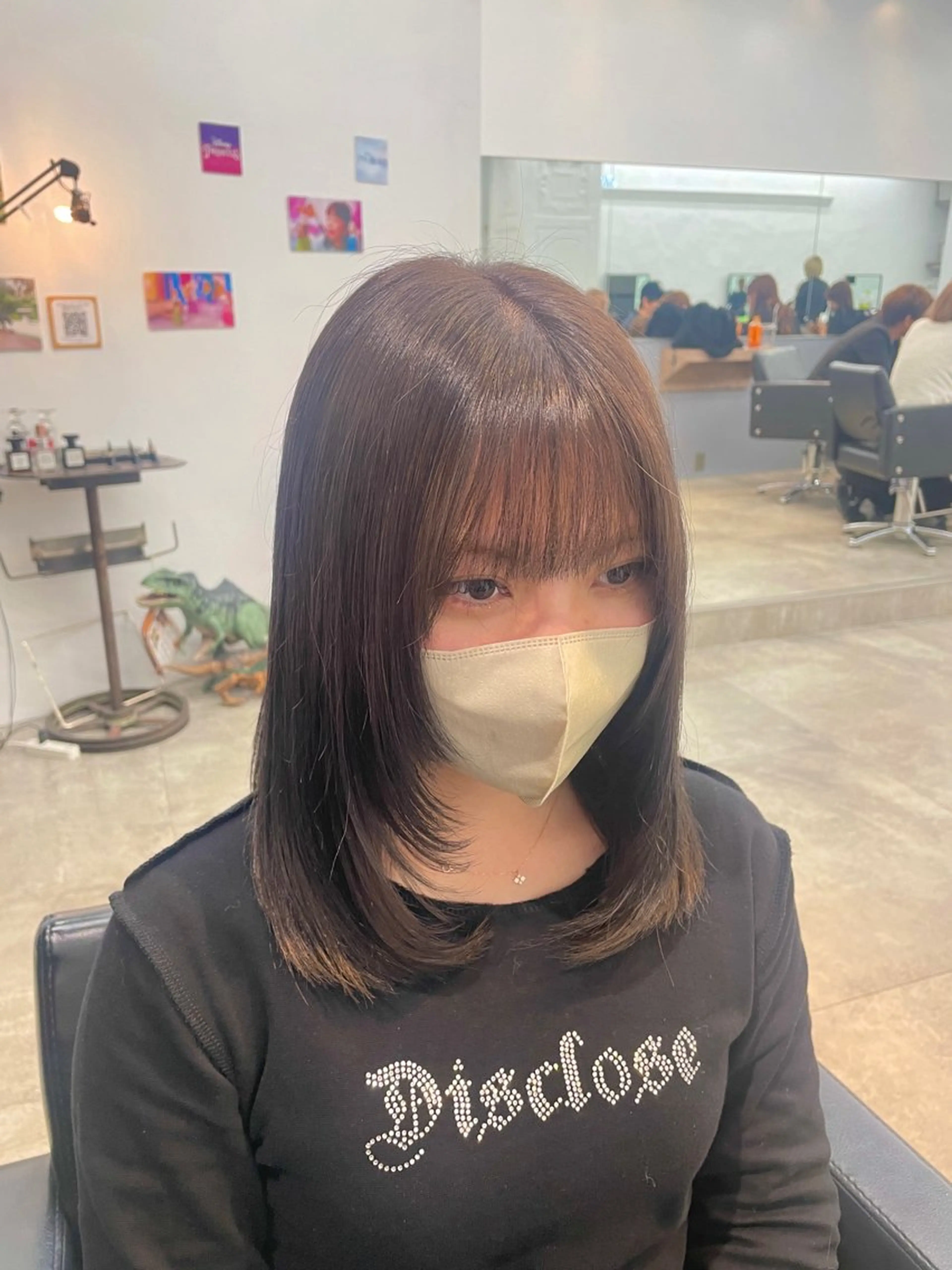 カラー グレージュ ラベンダーカラー ラベンダーグレージュ ラベンダーグレー ヘアカラー ヘッドスパ 暖色/透明感カラー /nanami🌼のヘアスタイル