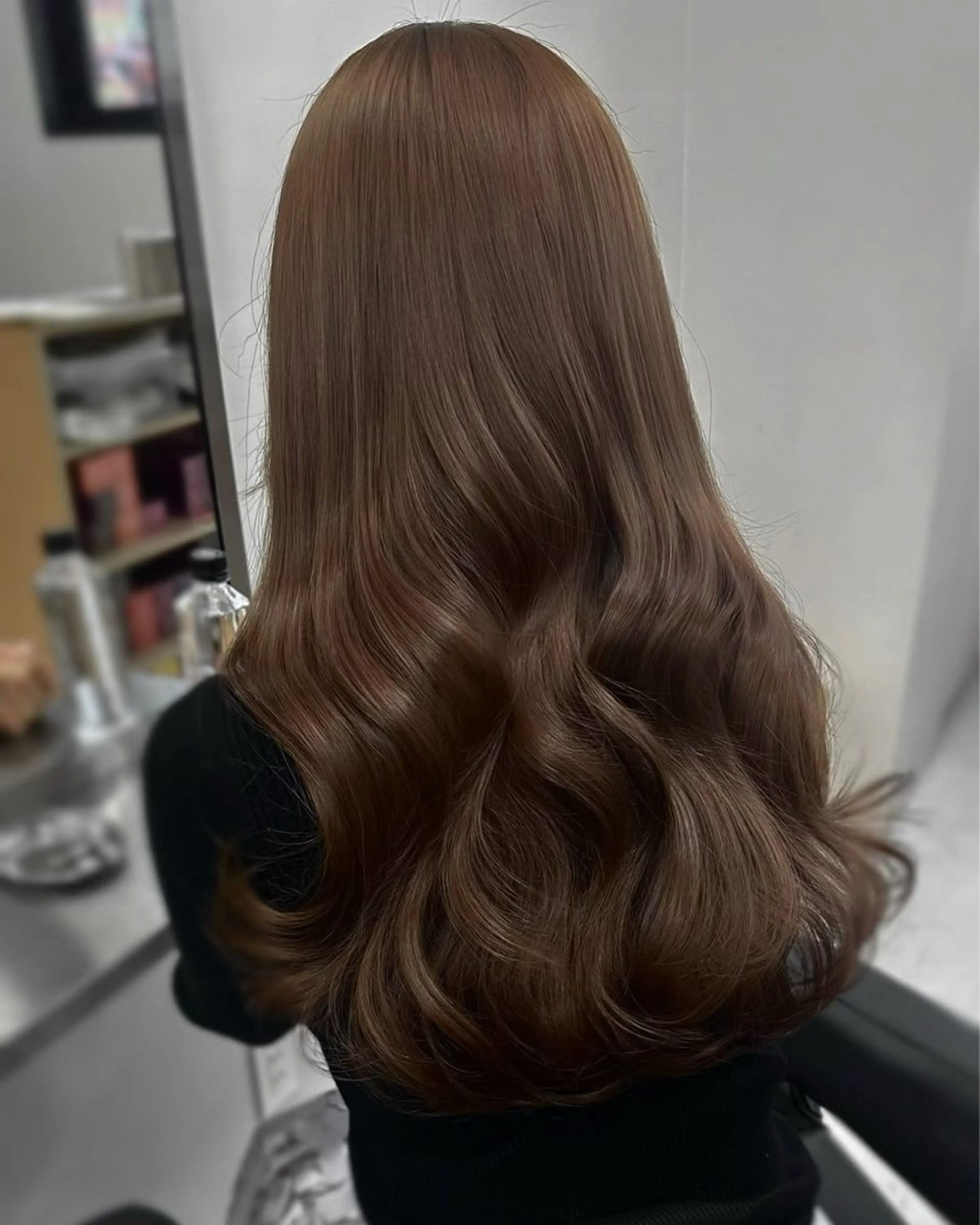 セミロング ヘアアレンジ カット 縮毛矯正 透明感くすみカラー 🩶カナタ🩶のヘアスタイル