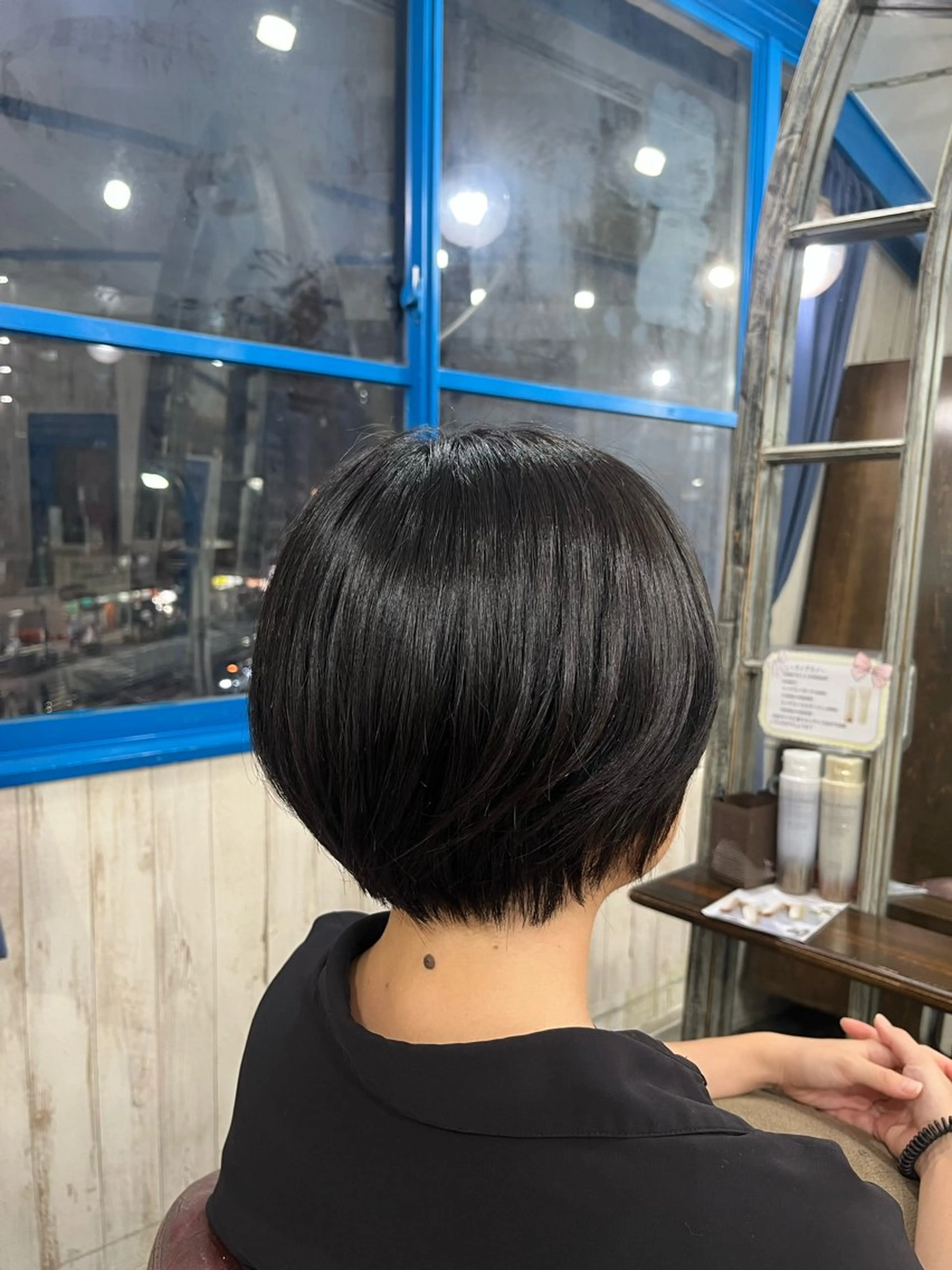 ショート メンズレディース カット無料🌼岩山のヘアスタイル