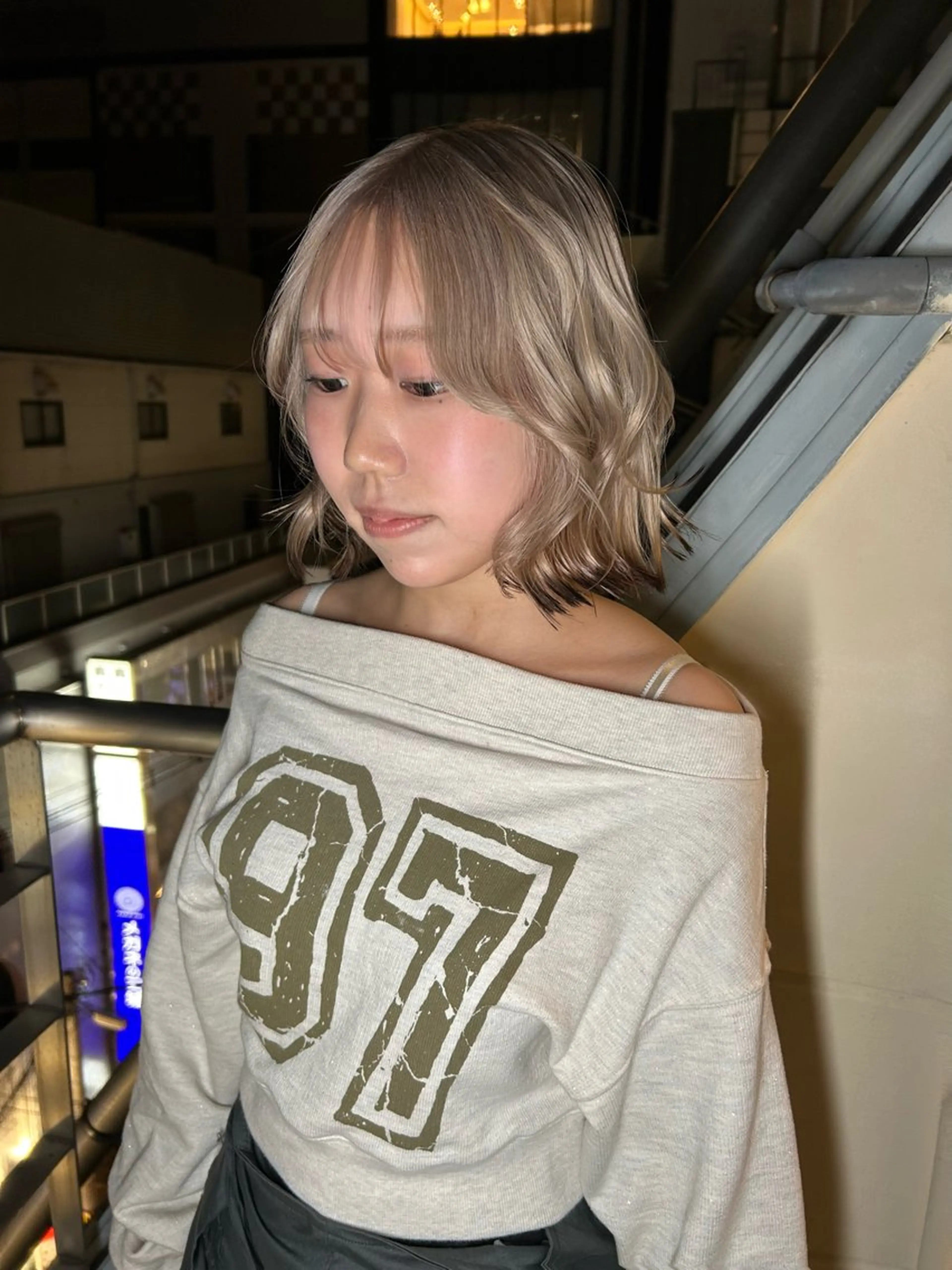 ミディアム カラー land所属・透明感カラー/レイヤ ー🌙Honokaのヘアスタイル