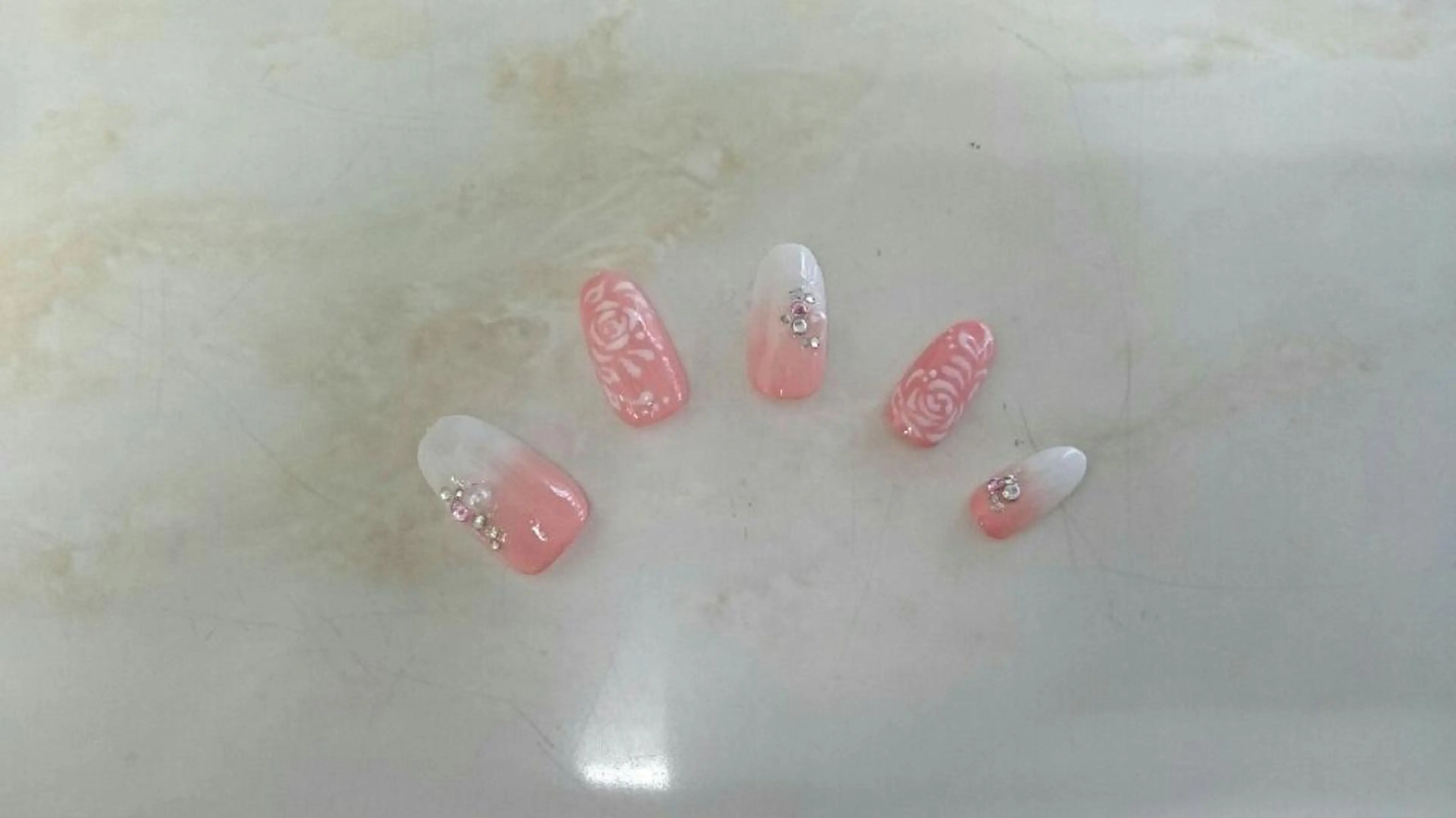 セミロング ロング ネイル nail salon Blancのネイルデザイン