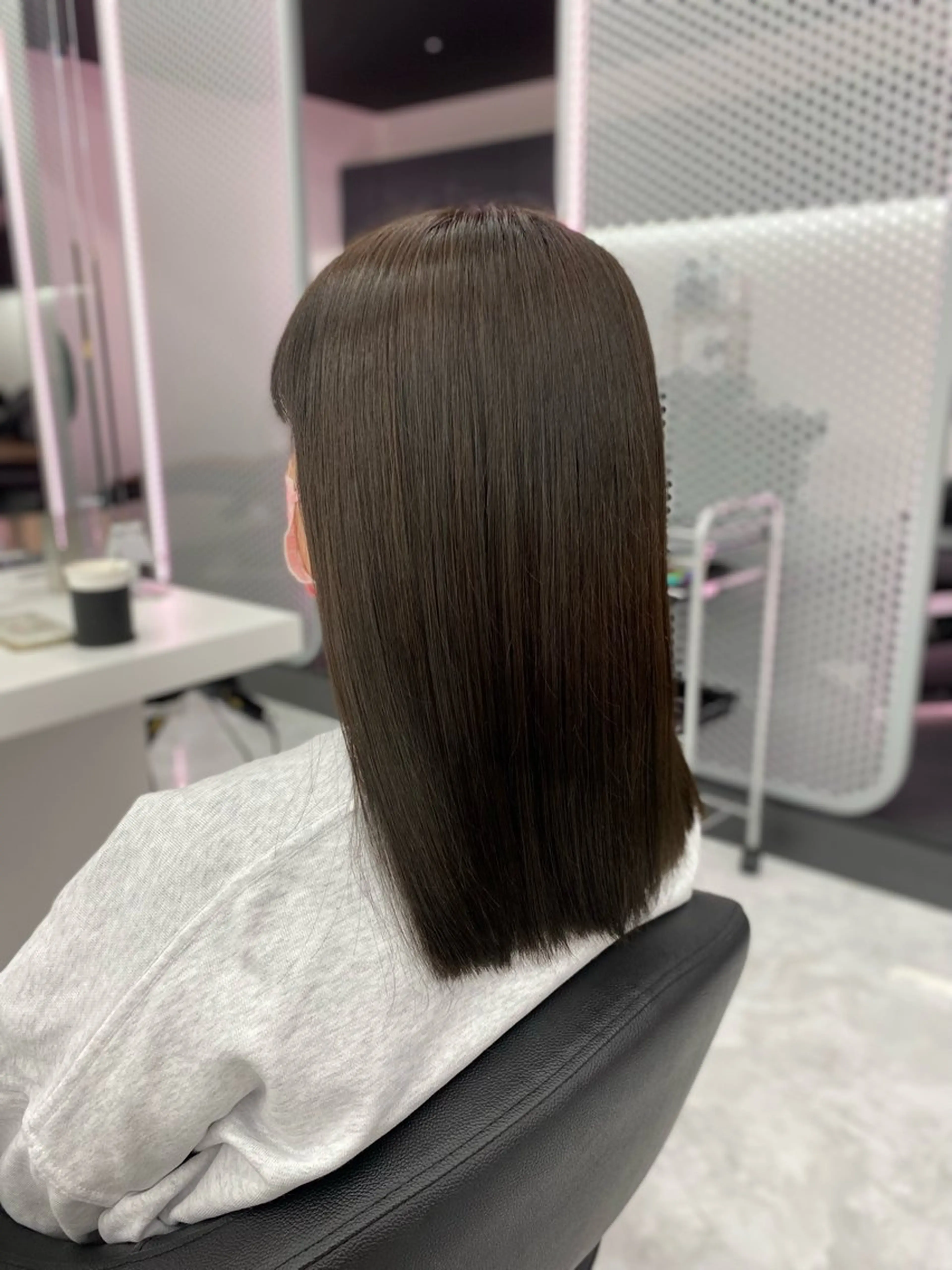 セミロング カラー ブラウンカラー マロンブラウン 💖トレンド夏 カラー💖FUTAのヘアスタイル