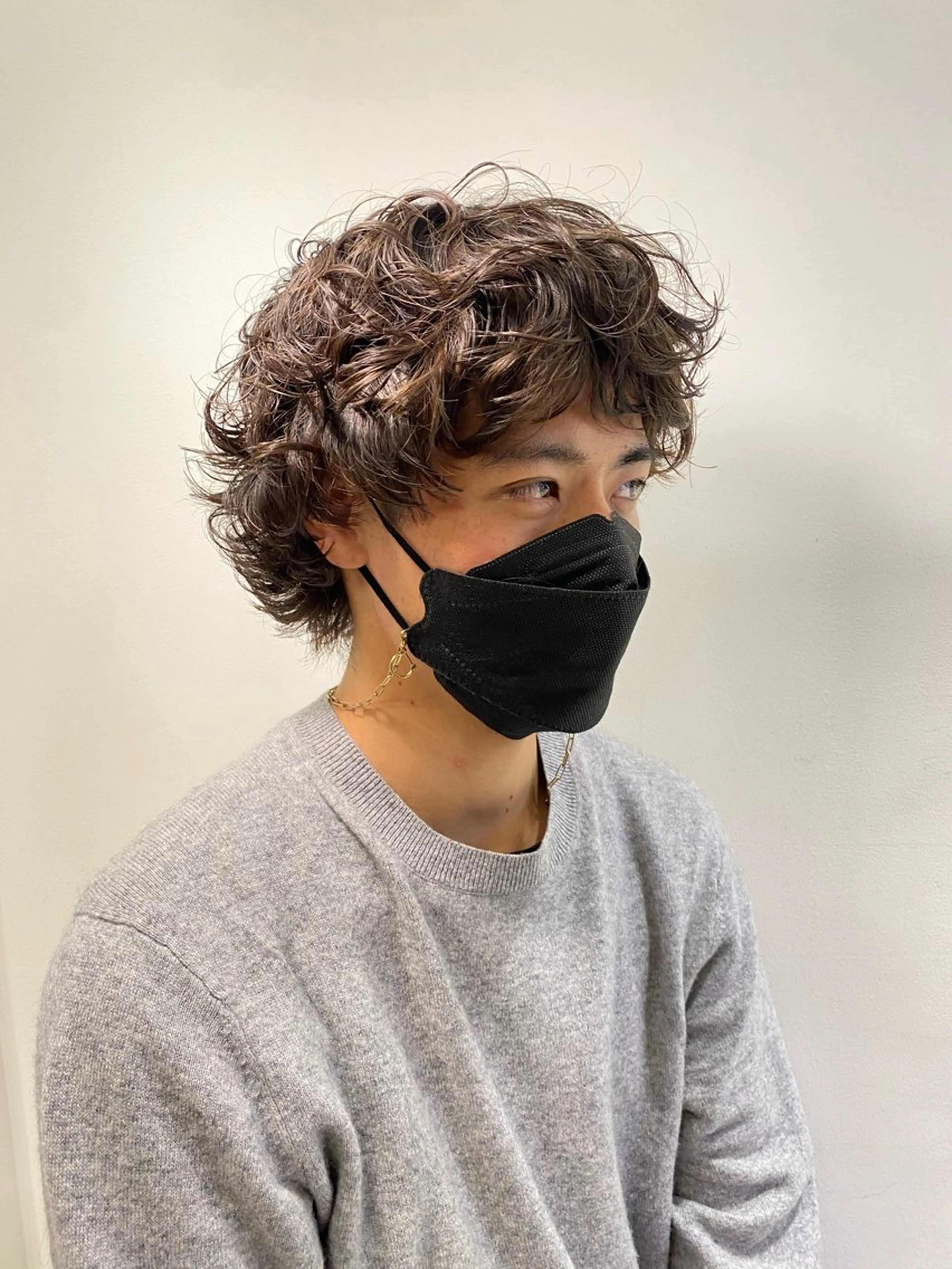 パーマ メンズ カット パーマ 似合わせカット /パーマ岡本淳平のヘアスタイル