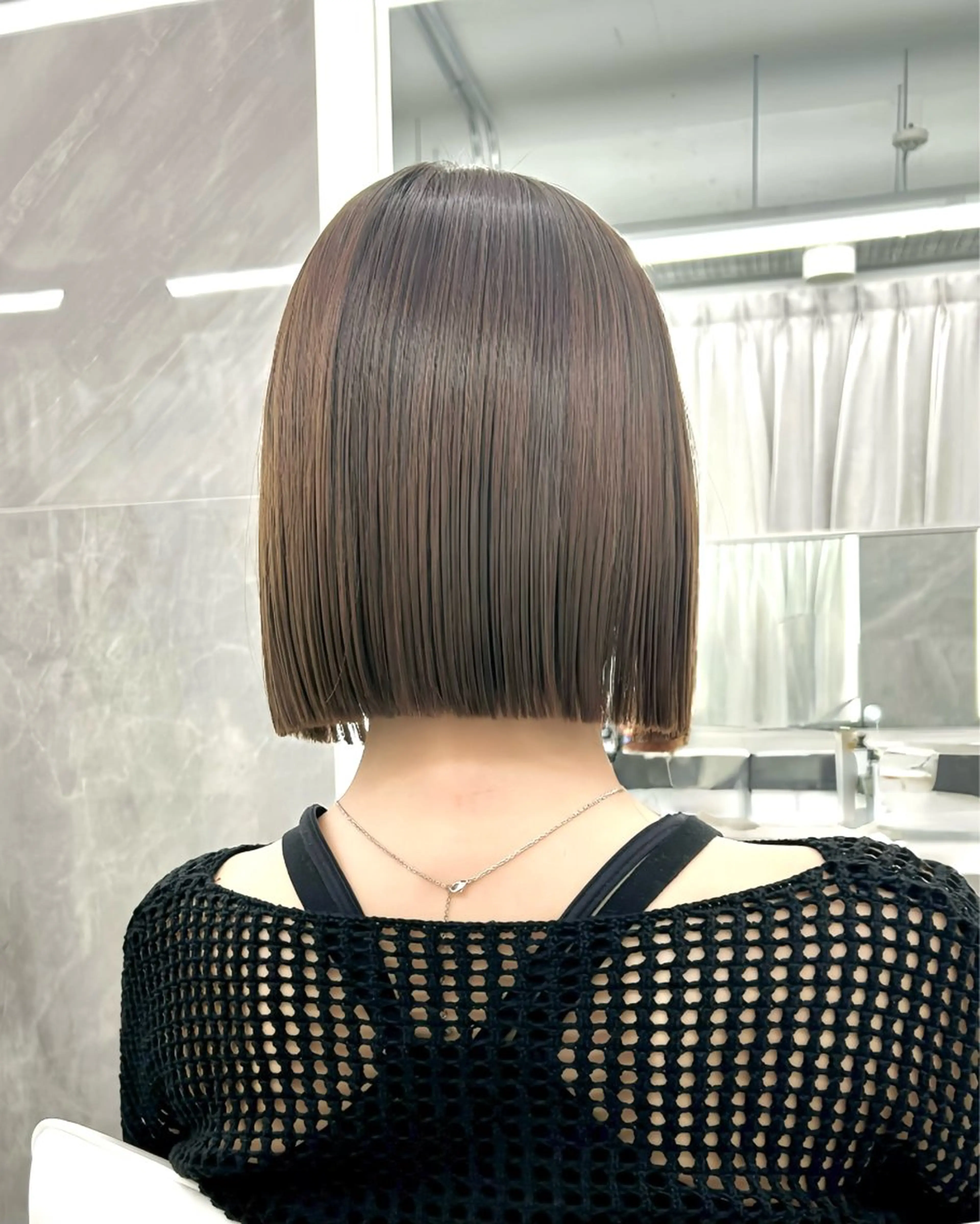 ショート カット 縮毛矯正 顔まわり/前髪 /レイヤー/いつきのヘアスタイル