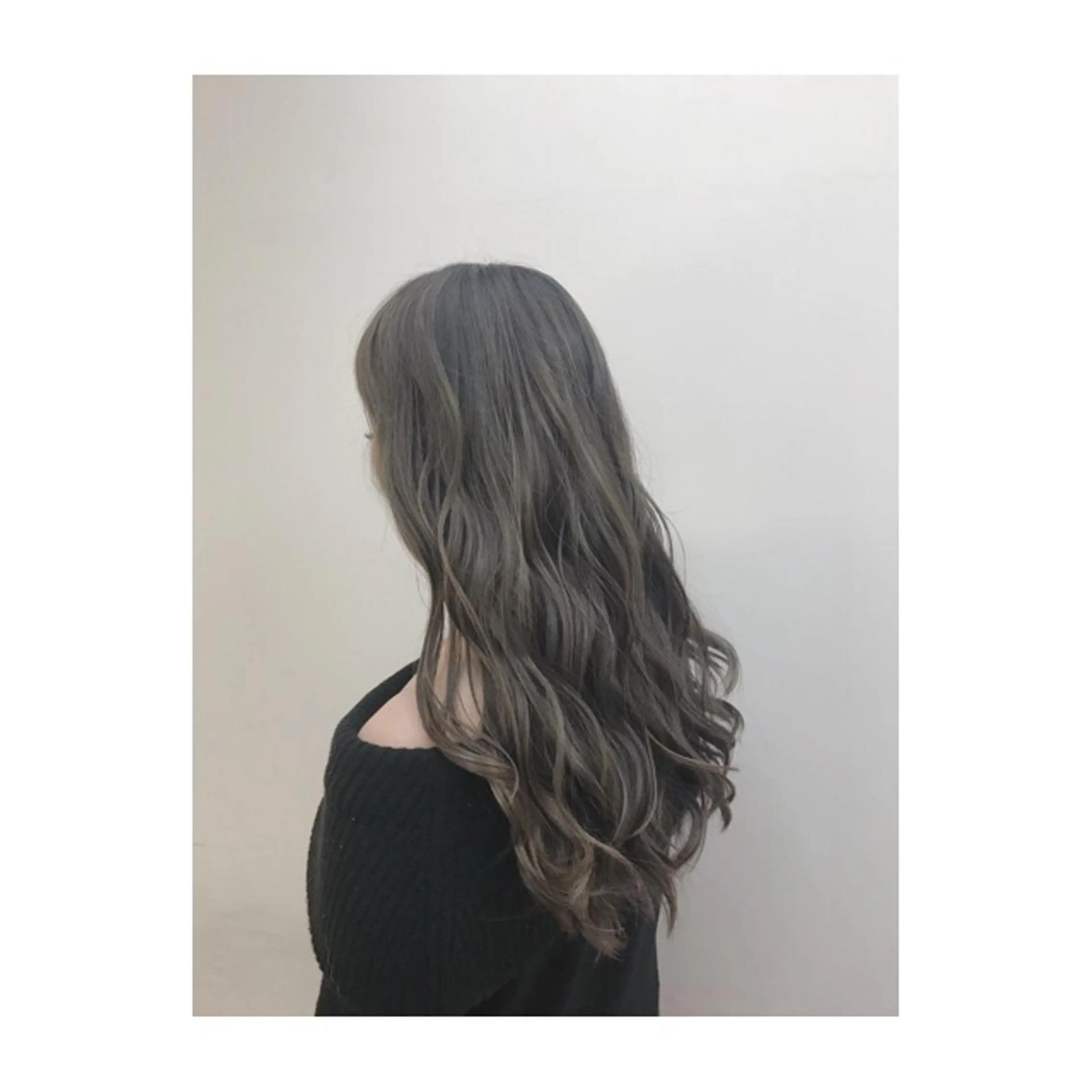 ロング カラー 永岡 鉄平のヘアスタイル