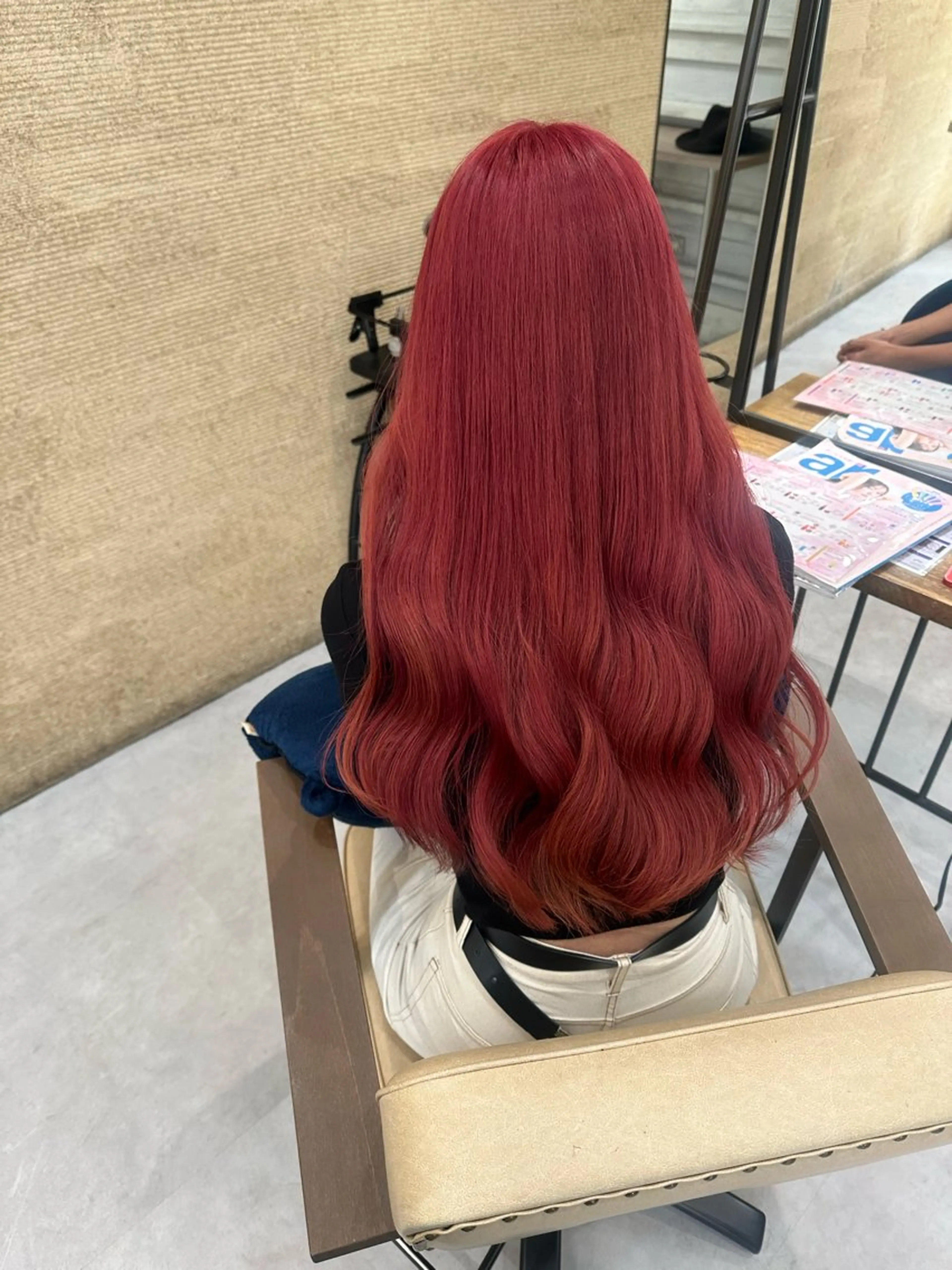 ロング カラー 髪質改善AUSTIN登戸所属・野村 一花 / 暖色 カラー / Wカラーのヘアスタイル