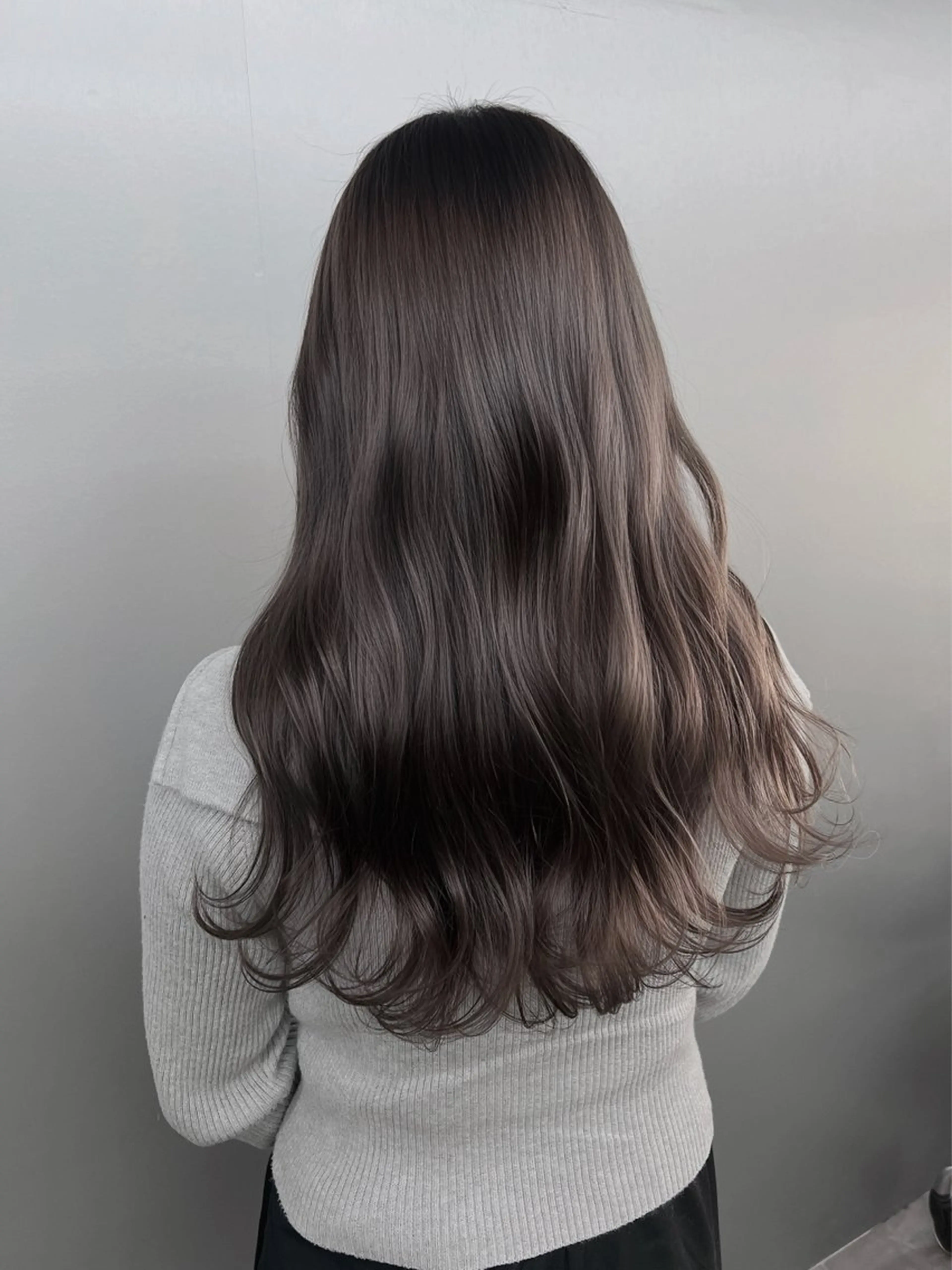 カラー ヘアカラー トリートメント ヘッドスパ ヘアセット 透明感/グレージュ/ ベージュ/るな🪽のヘアスタイル