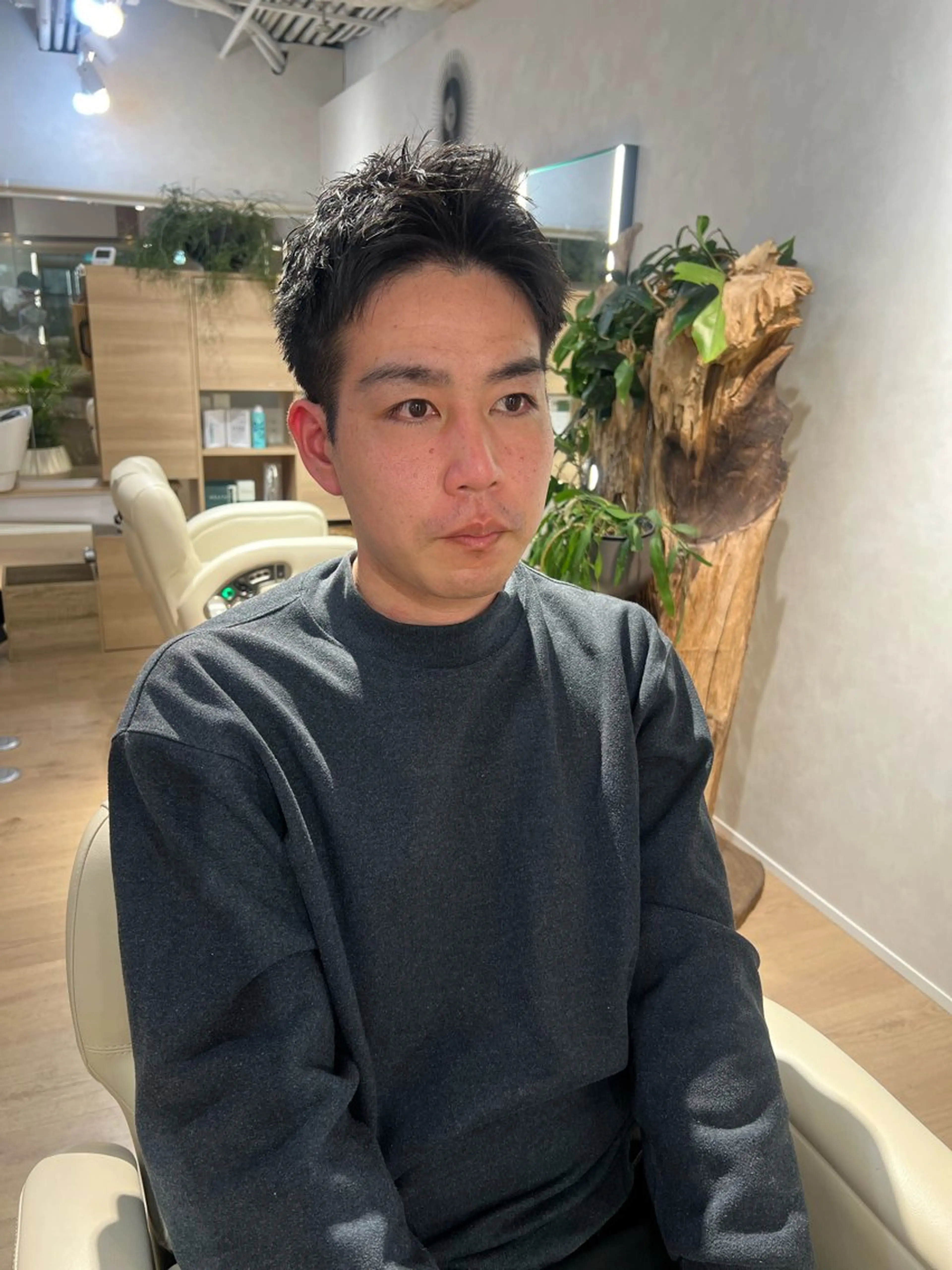 ショート メンズ カット unopulir Vamos店所属・梅田茶屋町メンズ 専門美容師 山元一平のヘアスタイル