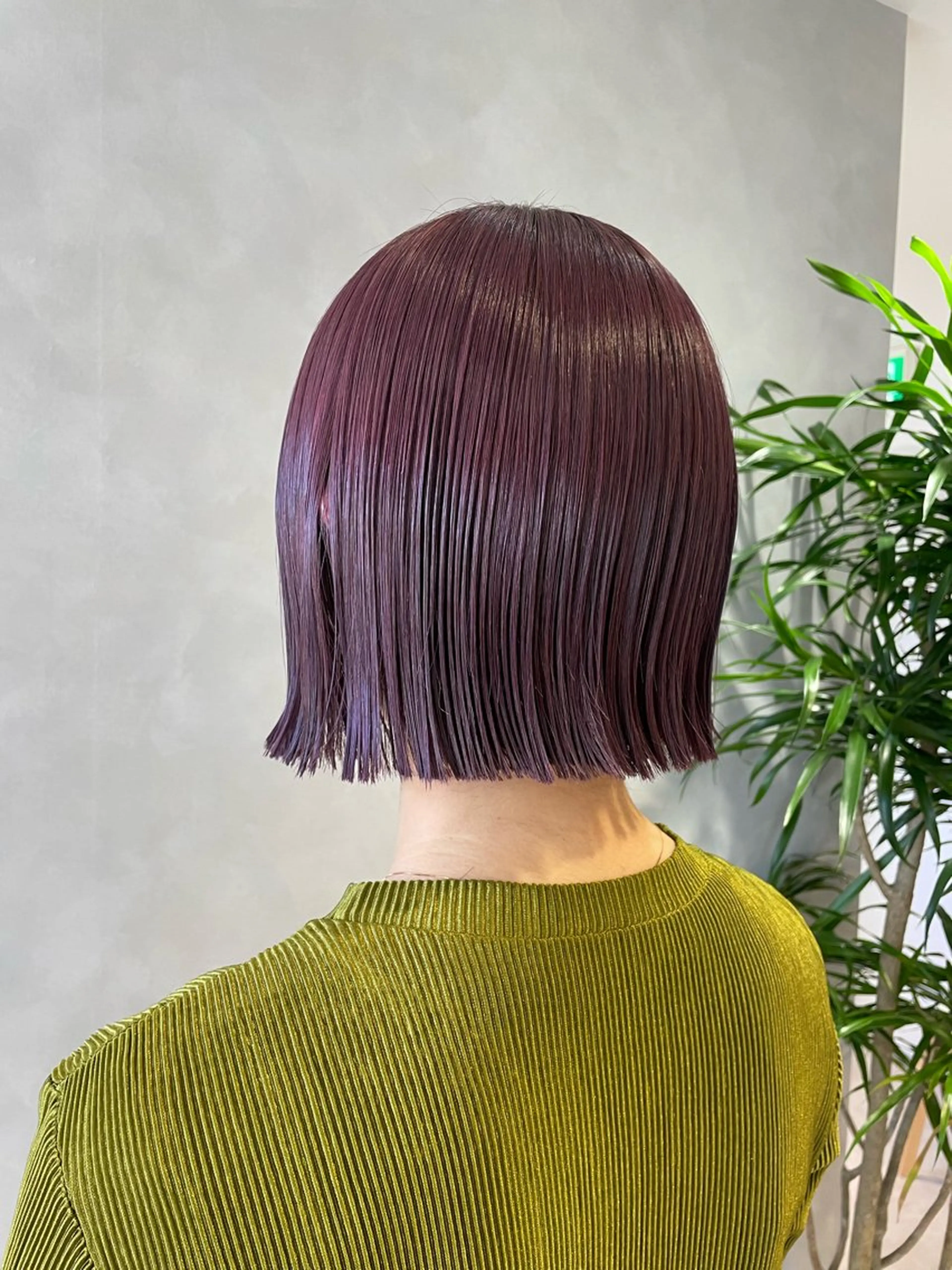 ミディアム カラー さいとう はつねのヘアスタイル