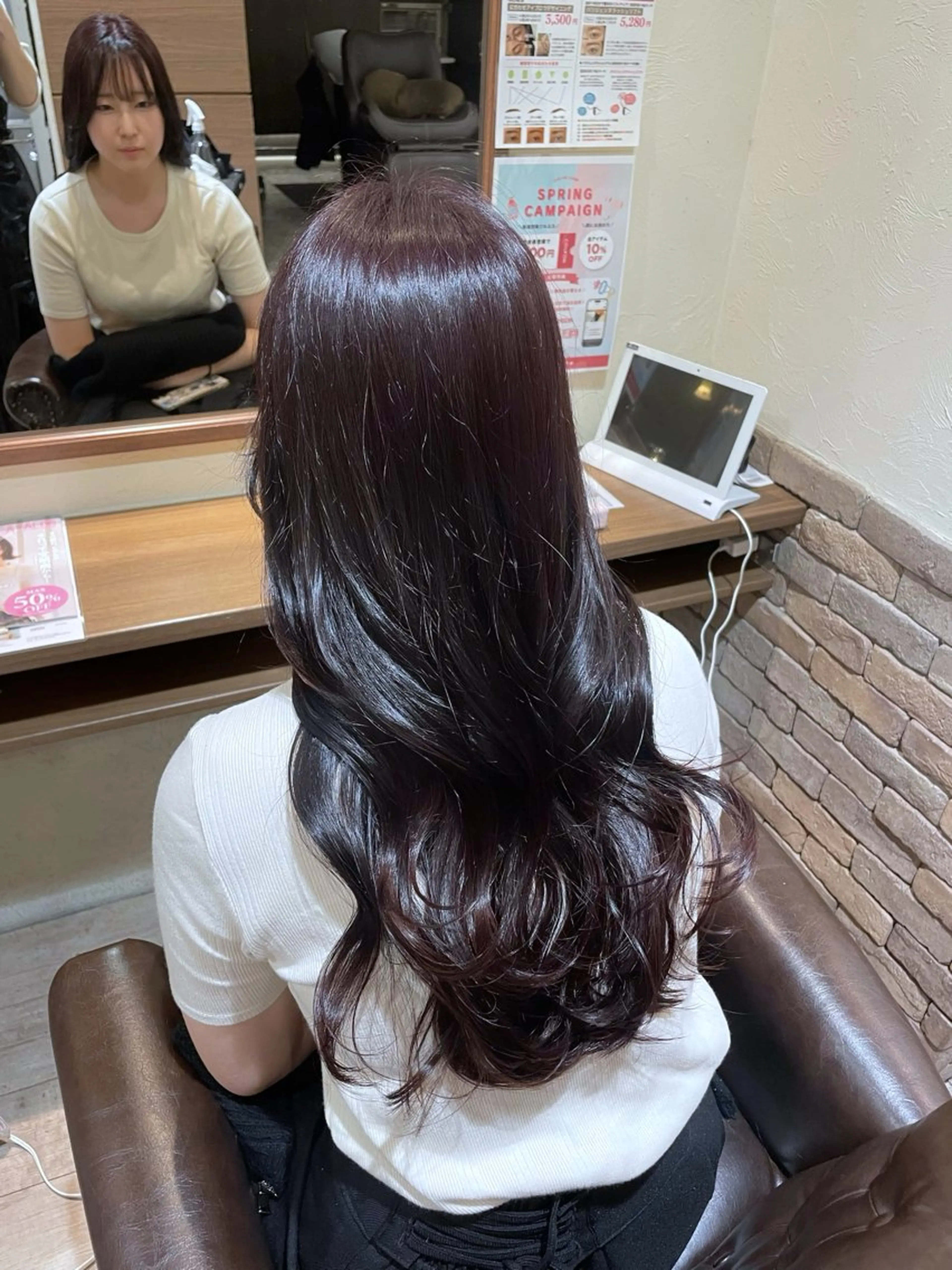 ロング カラー 太田陽葉里/ パーマモデル募集中のヘアスタイル