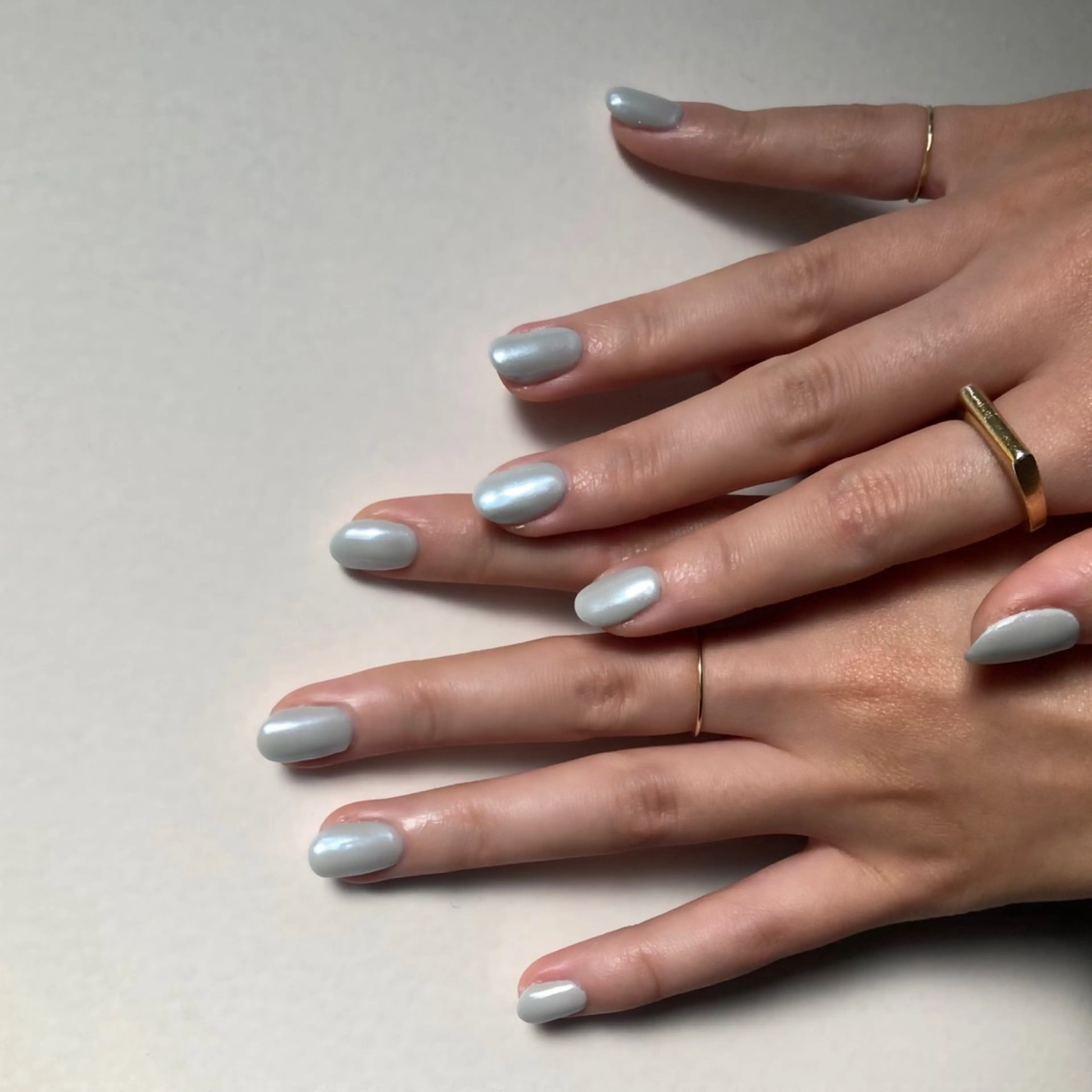 ネイル ミラーネイル ハンドネイル SHIMAZAKI YUMAのネイルデザイン