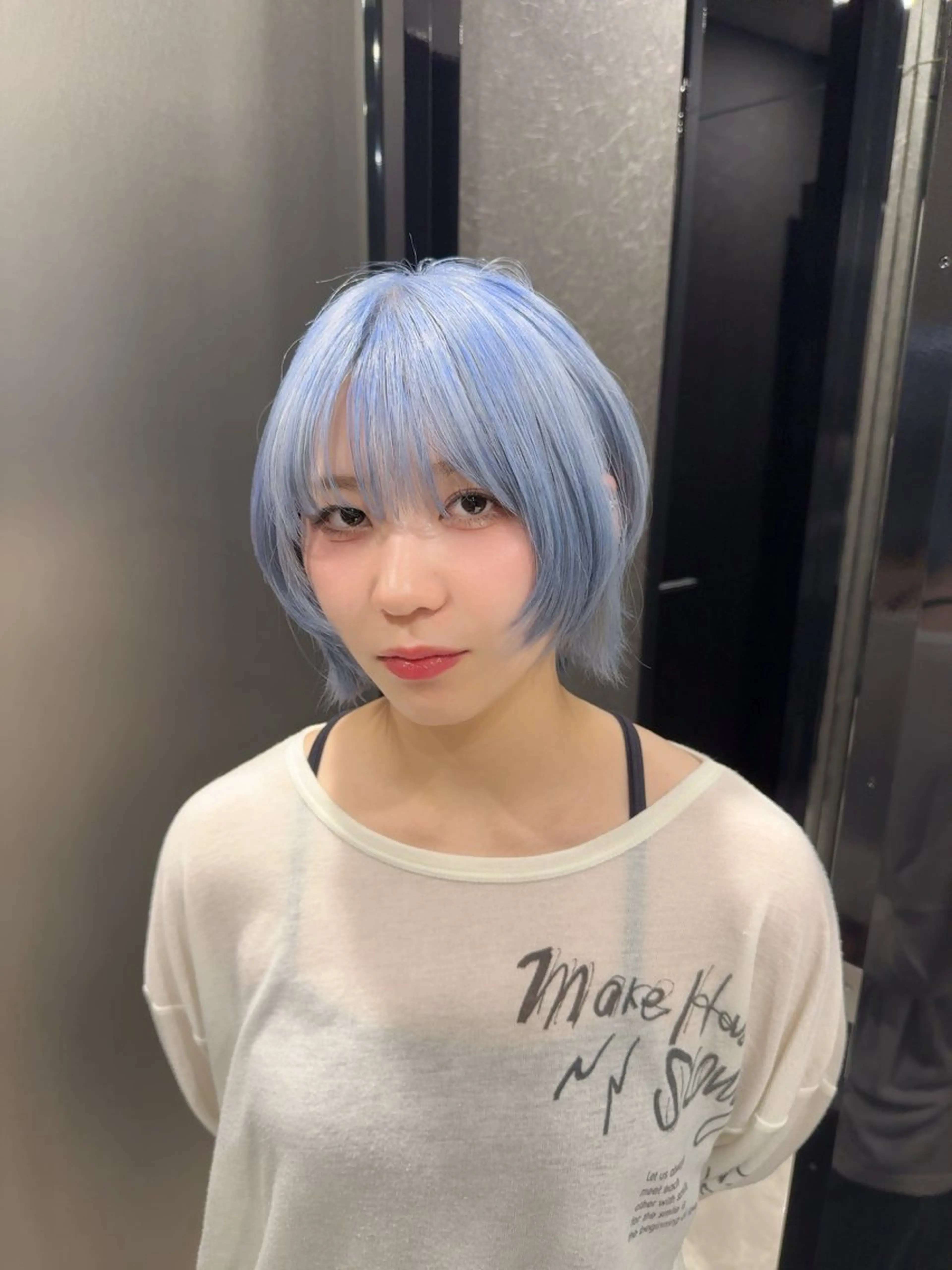 透明感🫧ブリーチ＋カラー🎨ロング料金無し🎶(トリートメント追加＋¥3,300)の写真