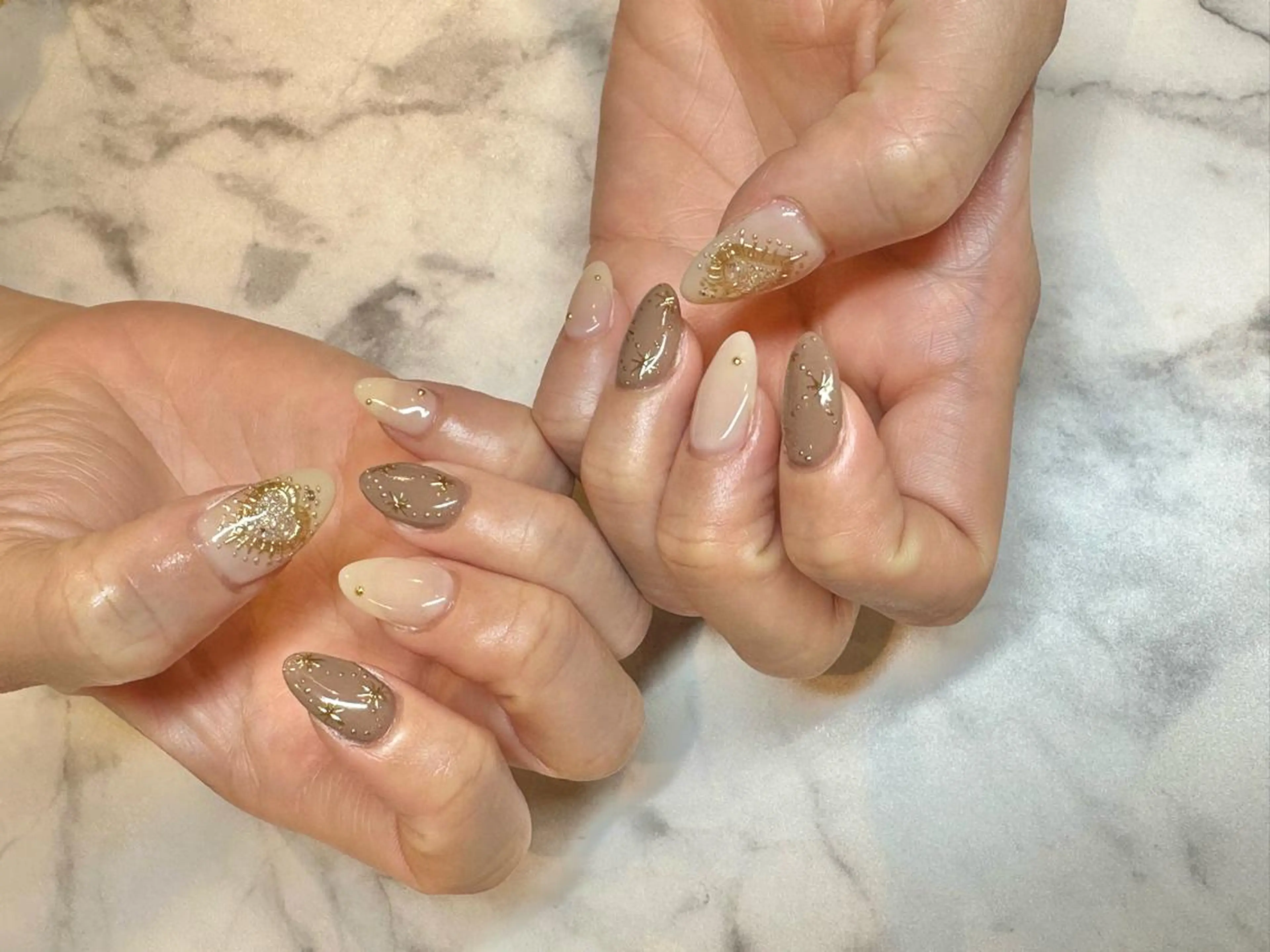 ネイル スカルプネイル Bianca名駅 🪼店長sagawaのネイルデザイン