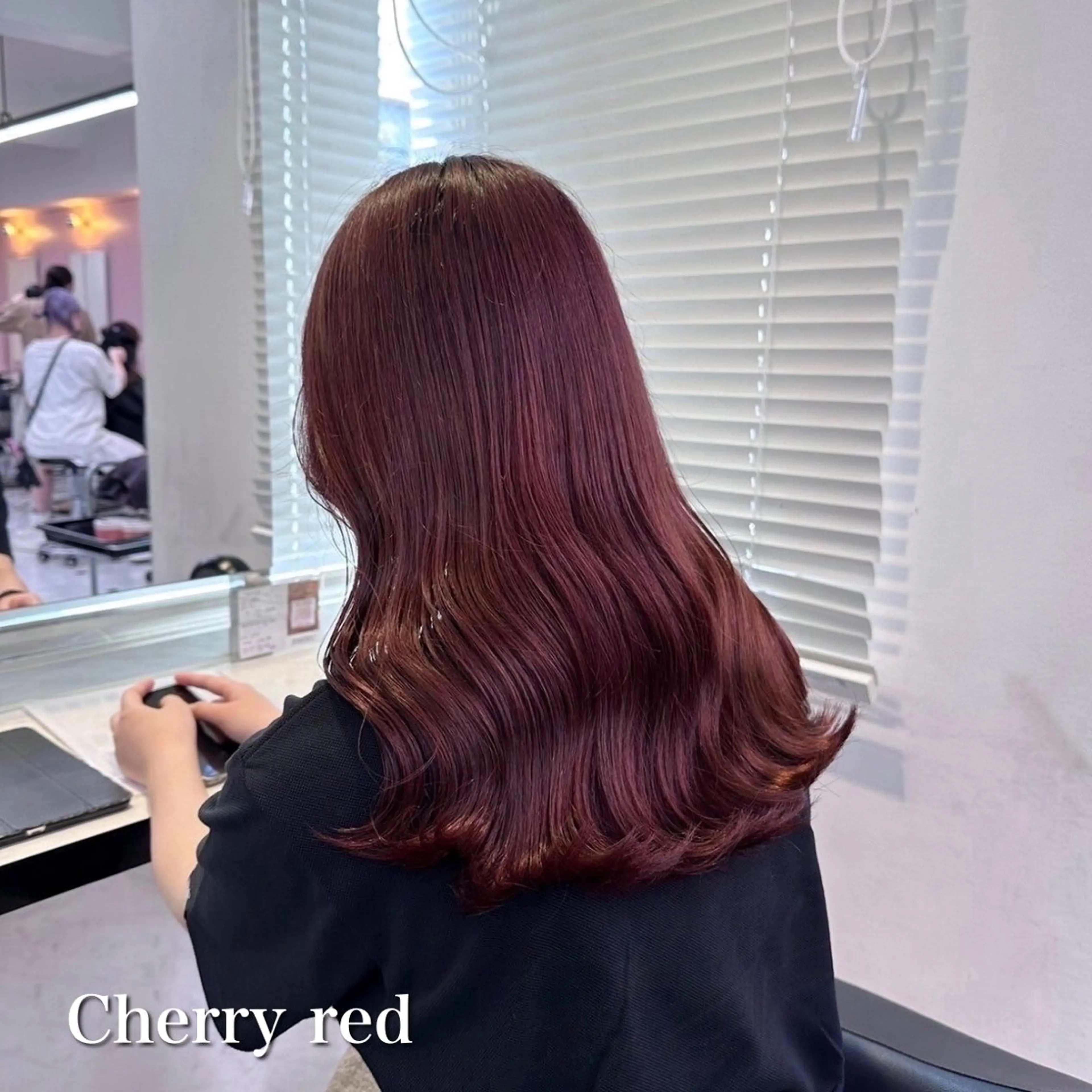［🍒期間限定メニュー🍒］カット＋色持ちが良い🙆‍♀️暖色カラー＋２stepトリートメント🧴の写真