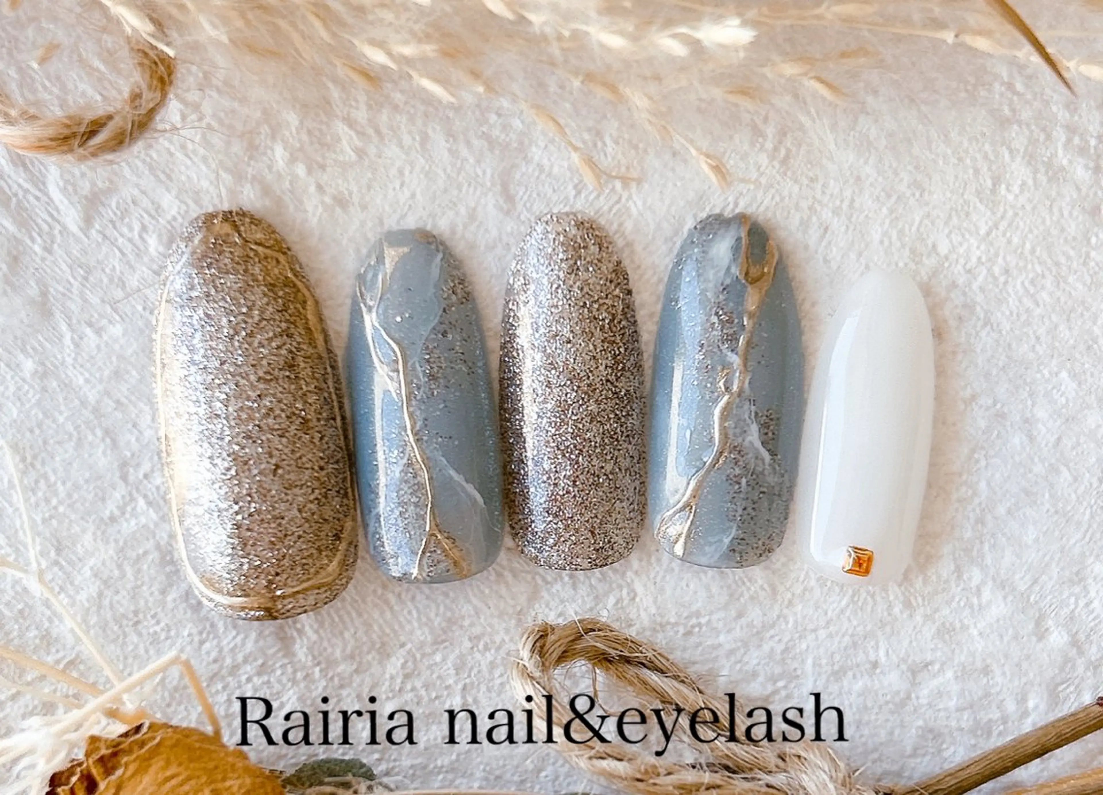 ネイル アートネイル ジェルネイル 持ち込み ニュアンスネイル パラジェル Rairia nail本八幡店のネイルデザイン
