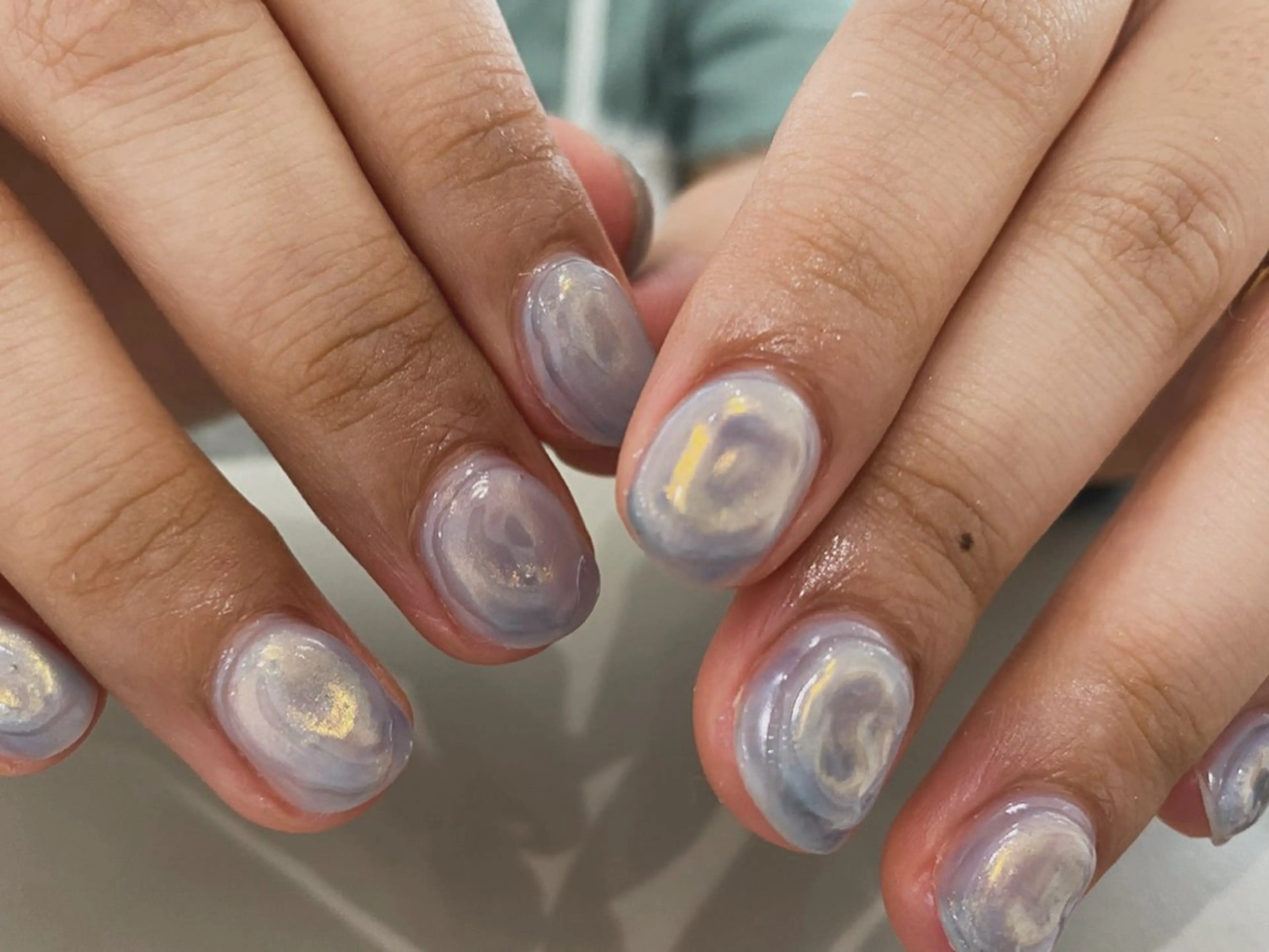 ネイル 氷ネイル・うるうるネイル ぷっくりネイル Yarm As Etel 。のネイルデザイン