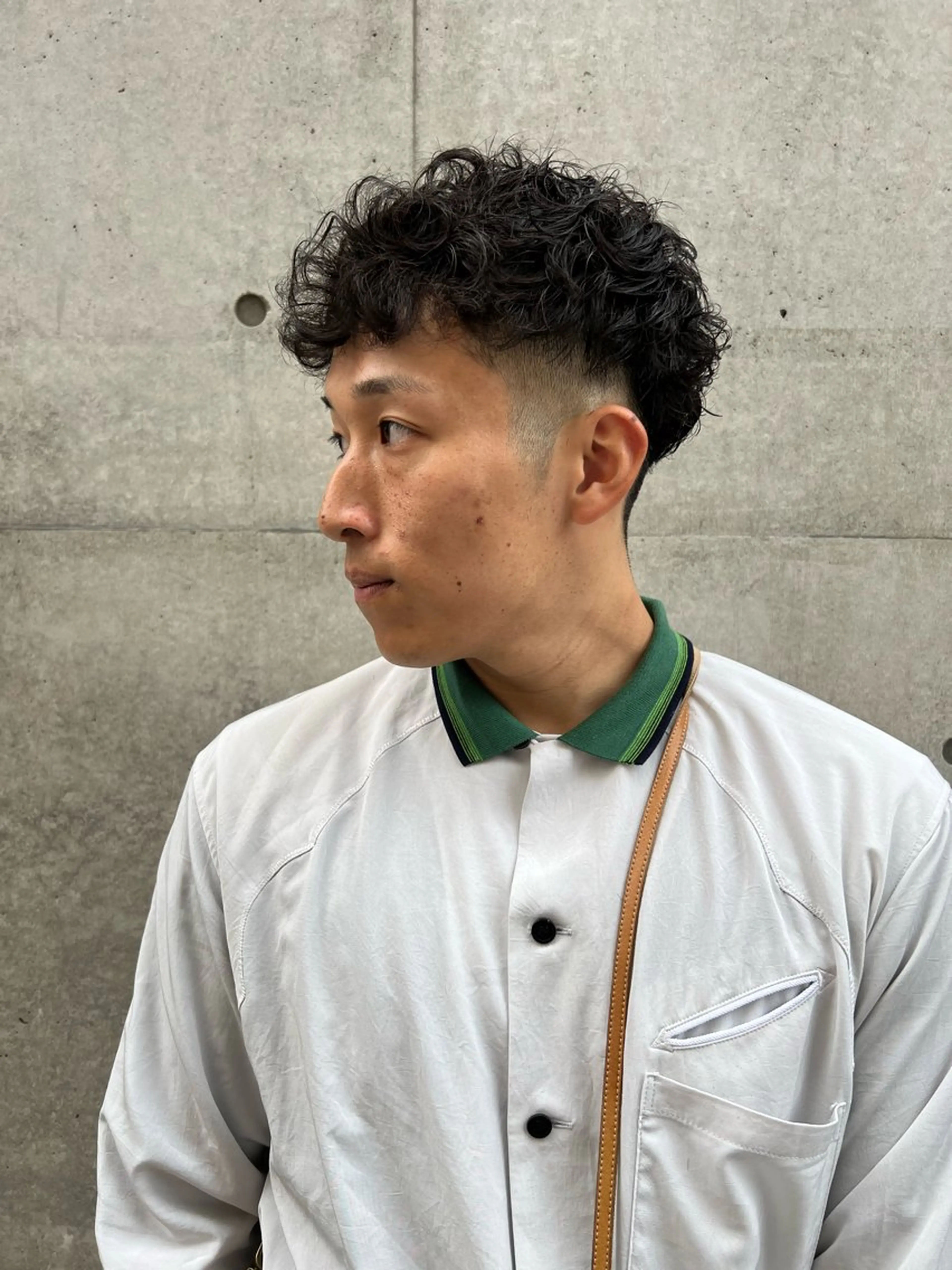パーマ メンズ カット パーマ 大阪メンズハイトーン /スパイキー/RAIのヘアスタイル