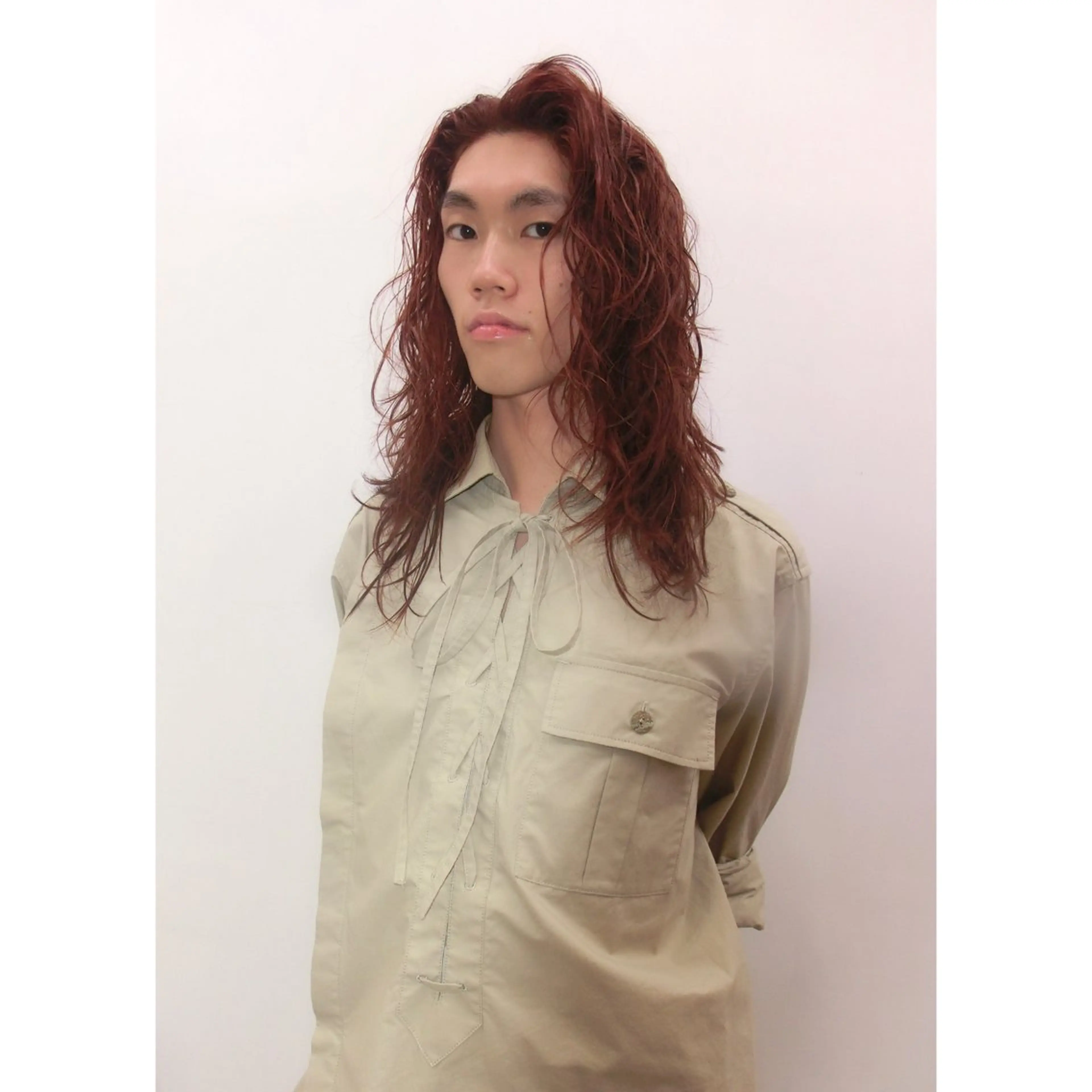 セミロング ヘアカラー トリートメント ヘアセット Kanna 神奈のヘアスタイル