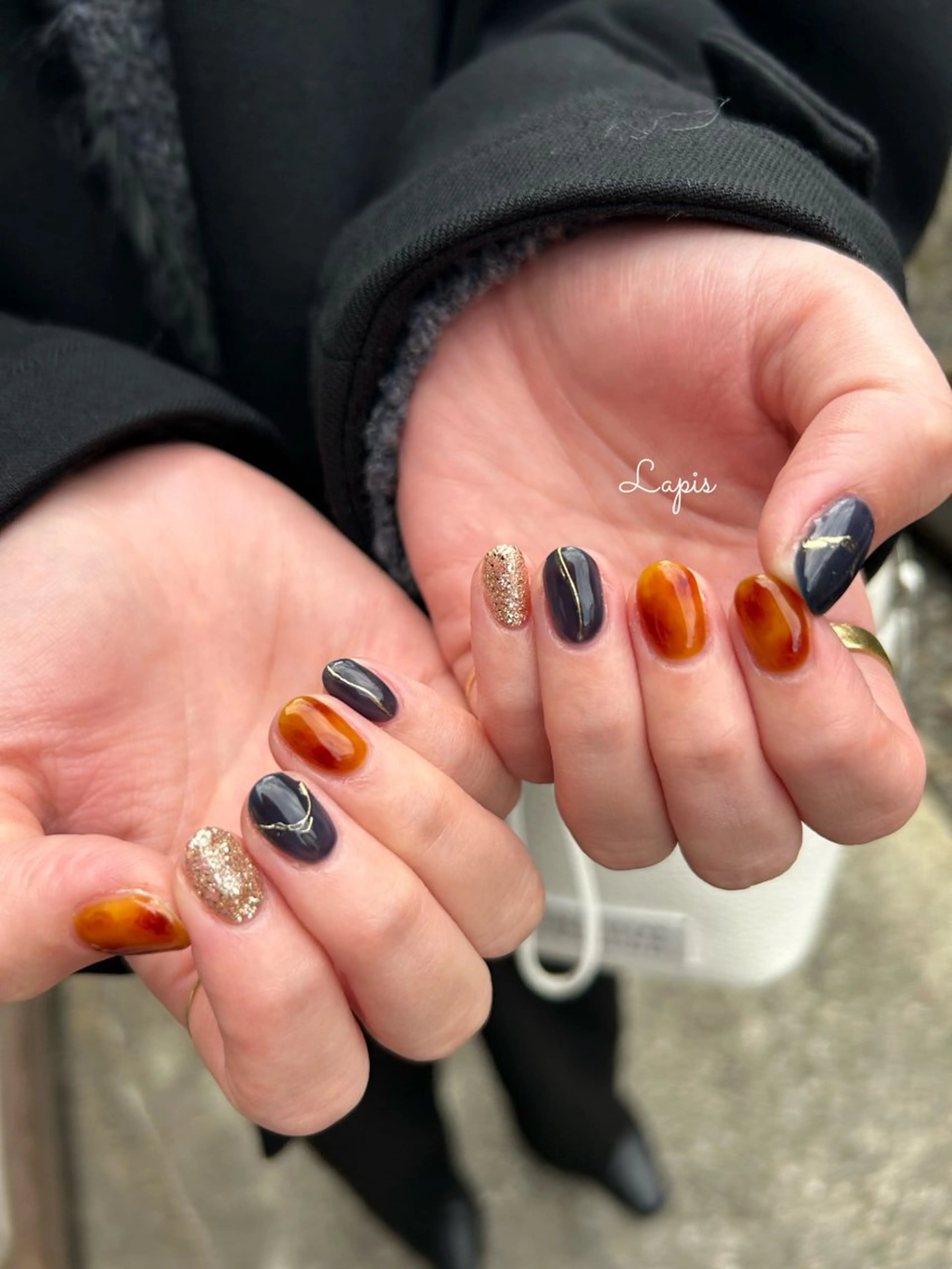 ネイル ハンドネイル Lapis *のネイルデザイン