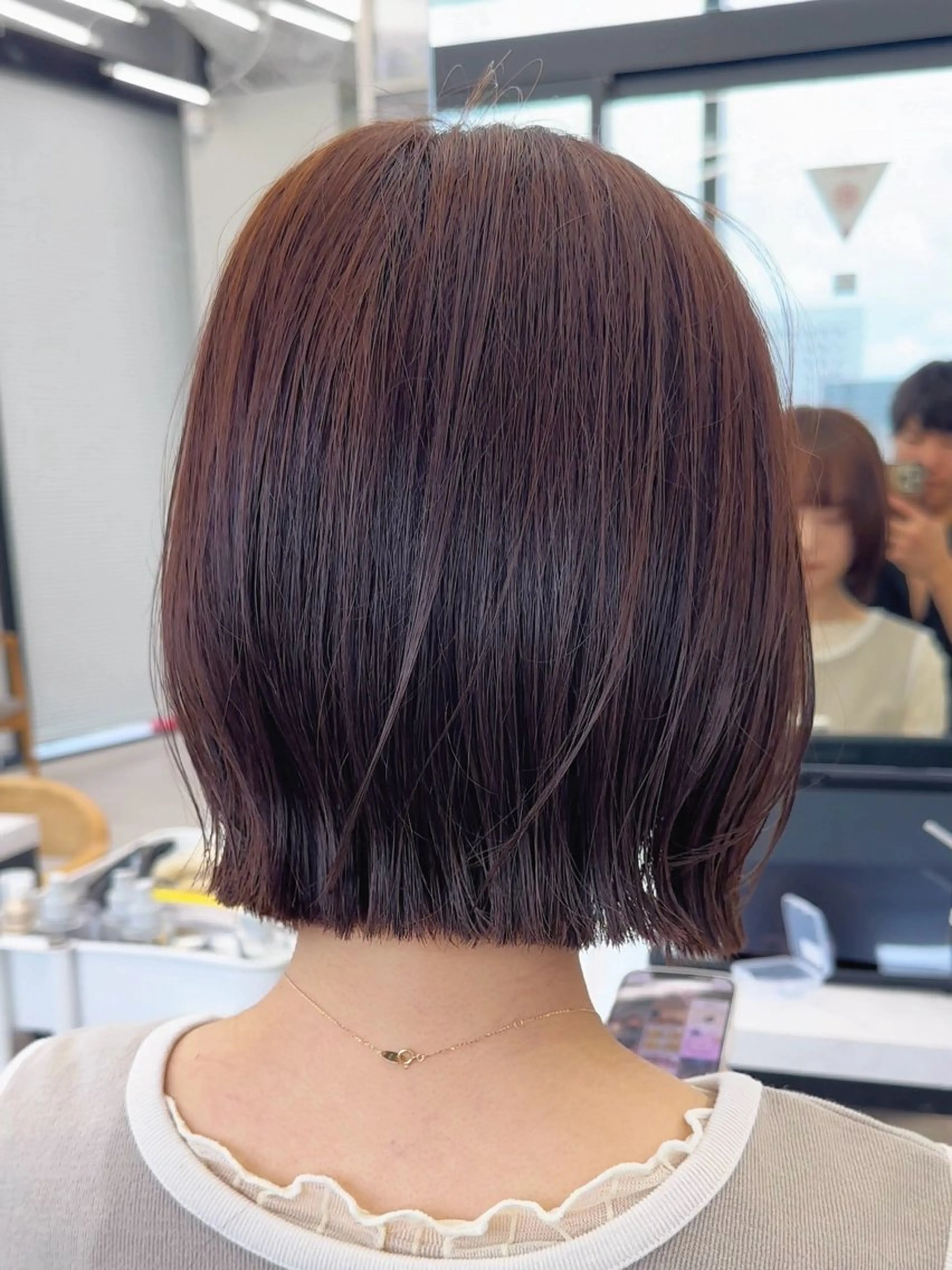 ミディアム ボブ てらしぃ /名古屋美容師のヘアスタイル