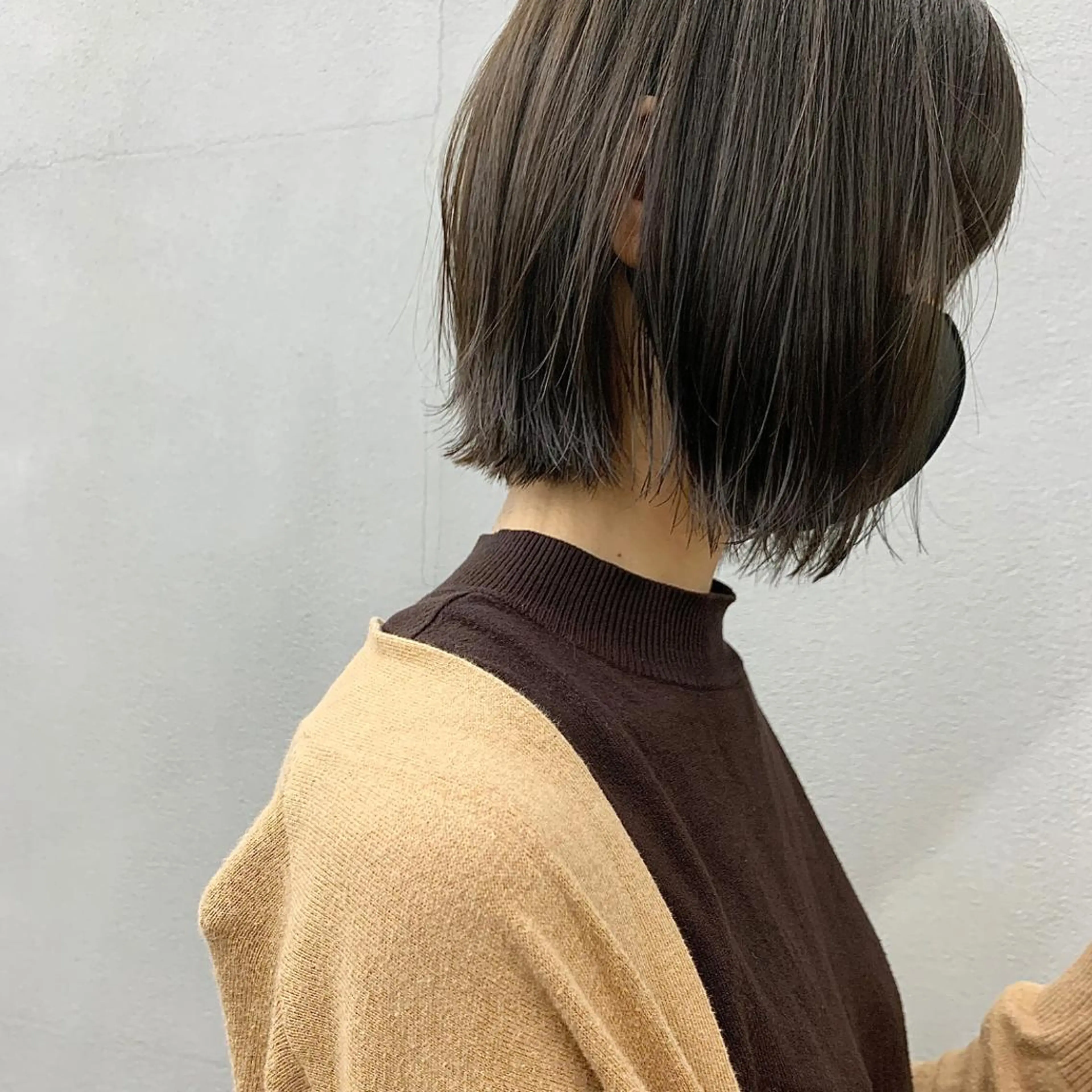 ショート カラー ボブ カット ヘアカラー トリートメント お顔まわりカット🌱 emo.村松泉綺のヘアスタイル