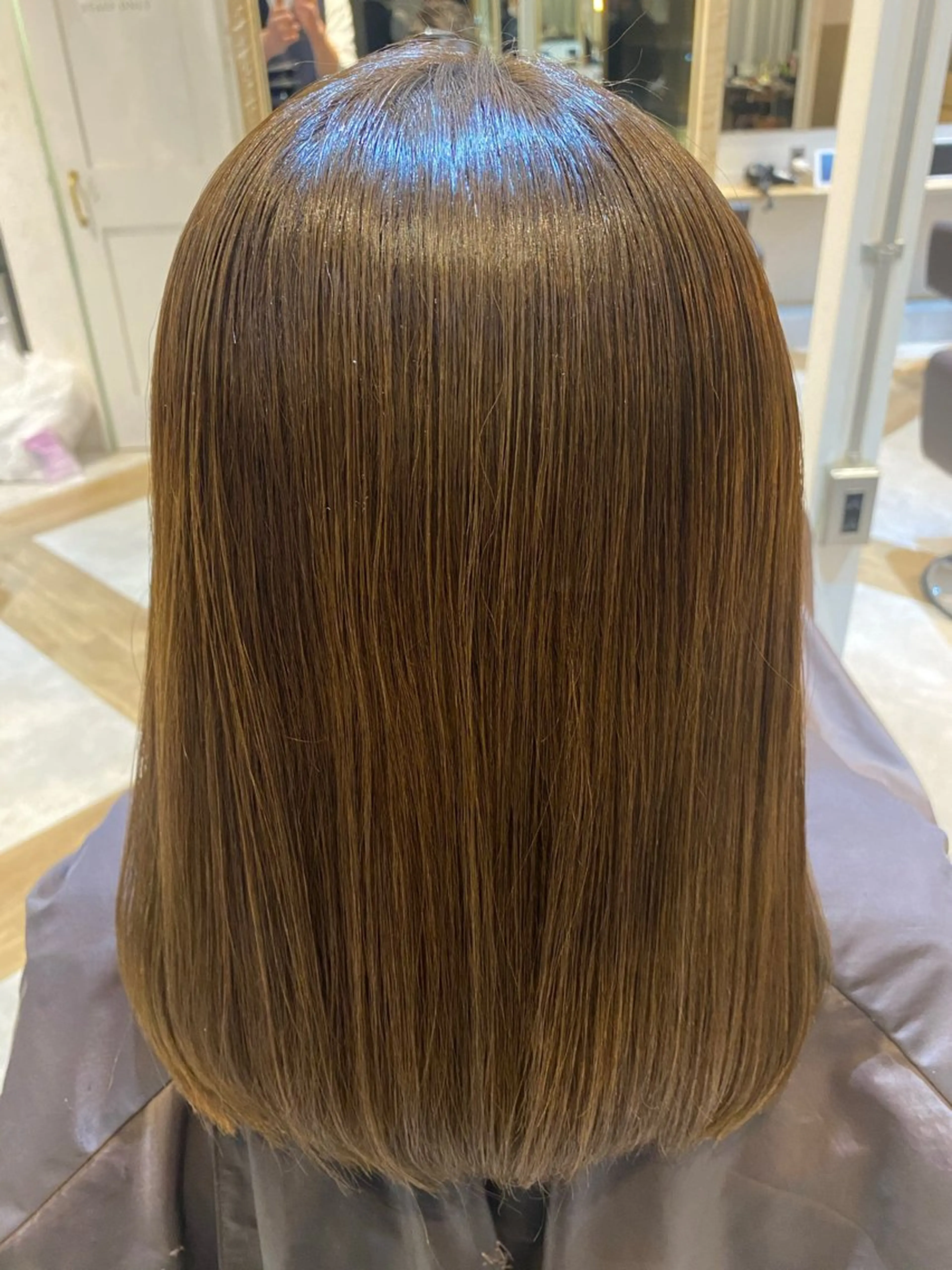 ⭐️ご新規様限定⭐️カット➕縮毛矯正➕ヘアカラー➕トリートメント➕ReFaマイクロバブル【VEENA】🫧の写真
