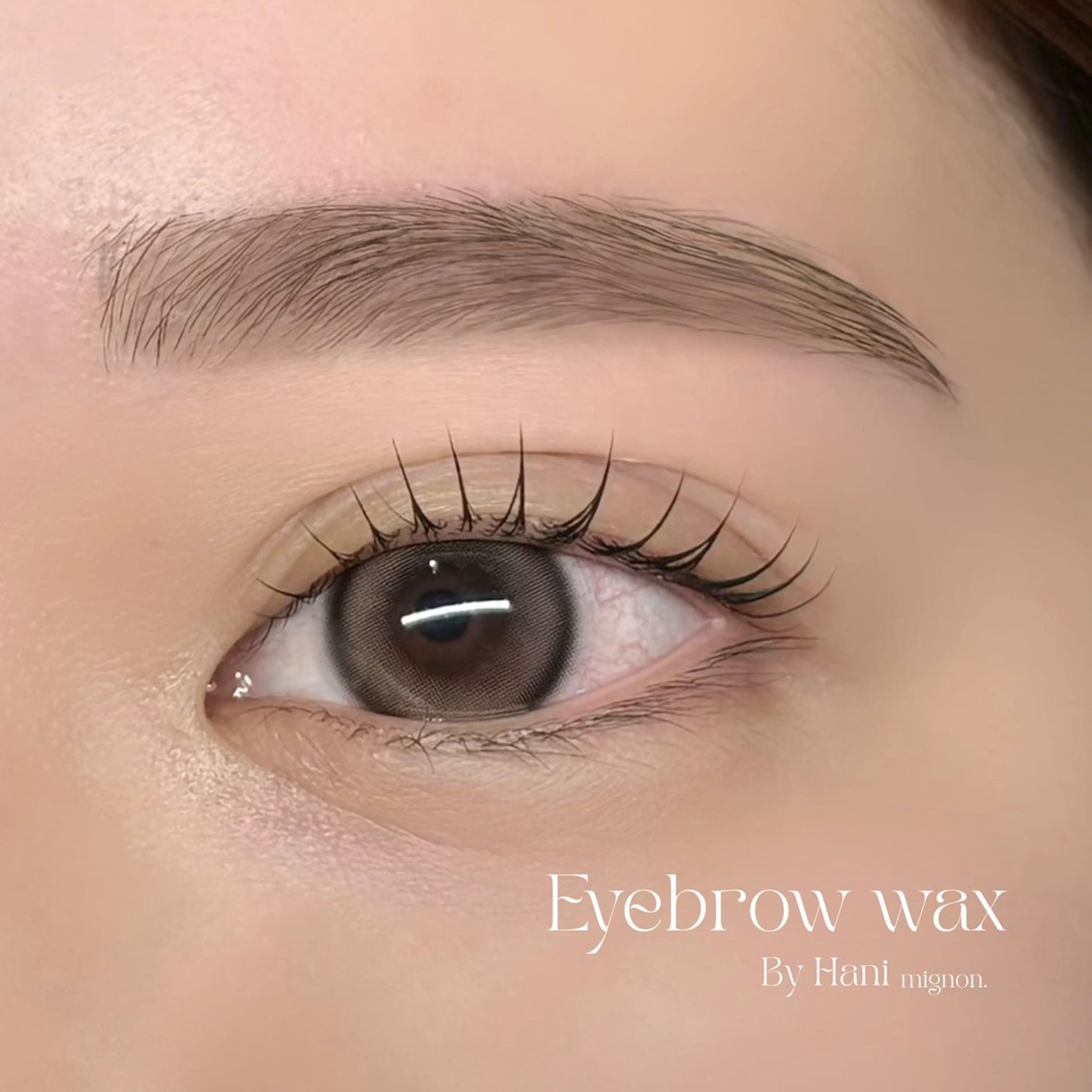 ✨まつげパーマ＋アイブロウWAX✨（高濃度トリートメント・アイシャンプー・カット・間引き・メイク付）【現金払いのみ】の写真