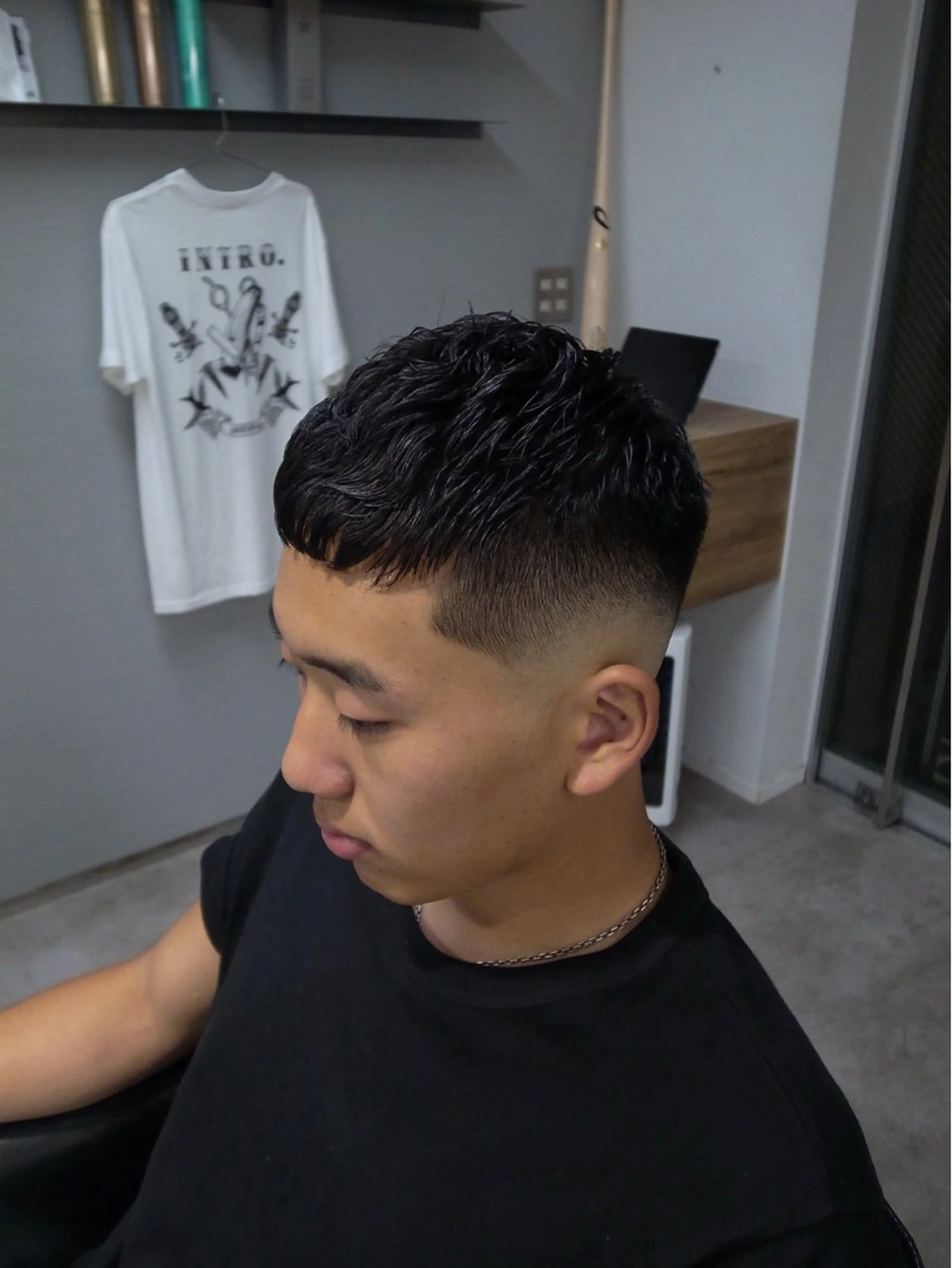 ショート パーマ メンズ カット パーマ INTRO SHIBUYA by Fi-Ne所属・💈メンズフェード 特化DAIYA💈のヘアスタイル