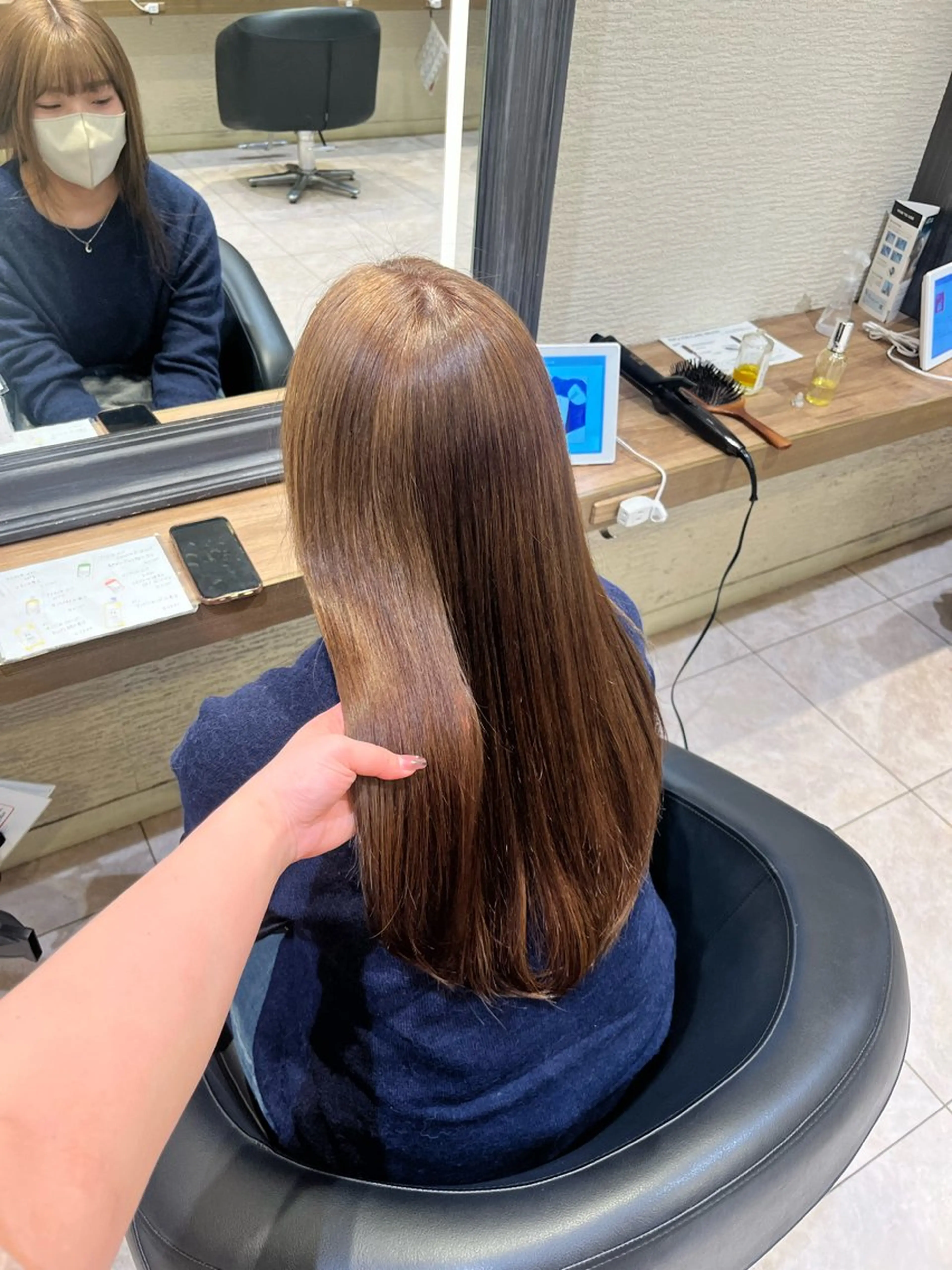 ロング ヘアカラー ハイトーン／アレンジ 🩵NANAMIのヘアスタイル