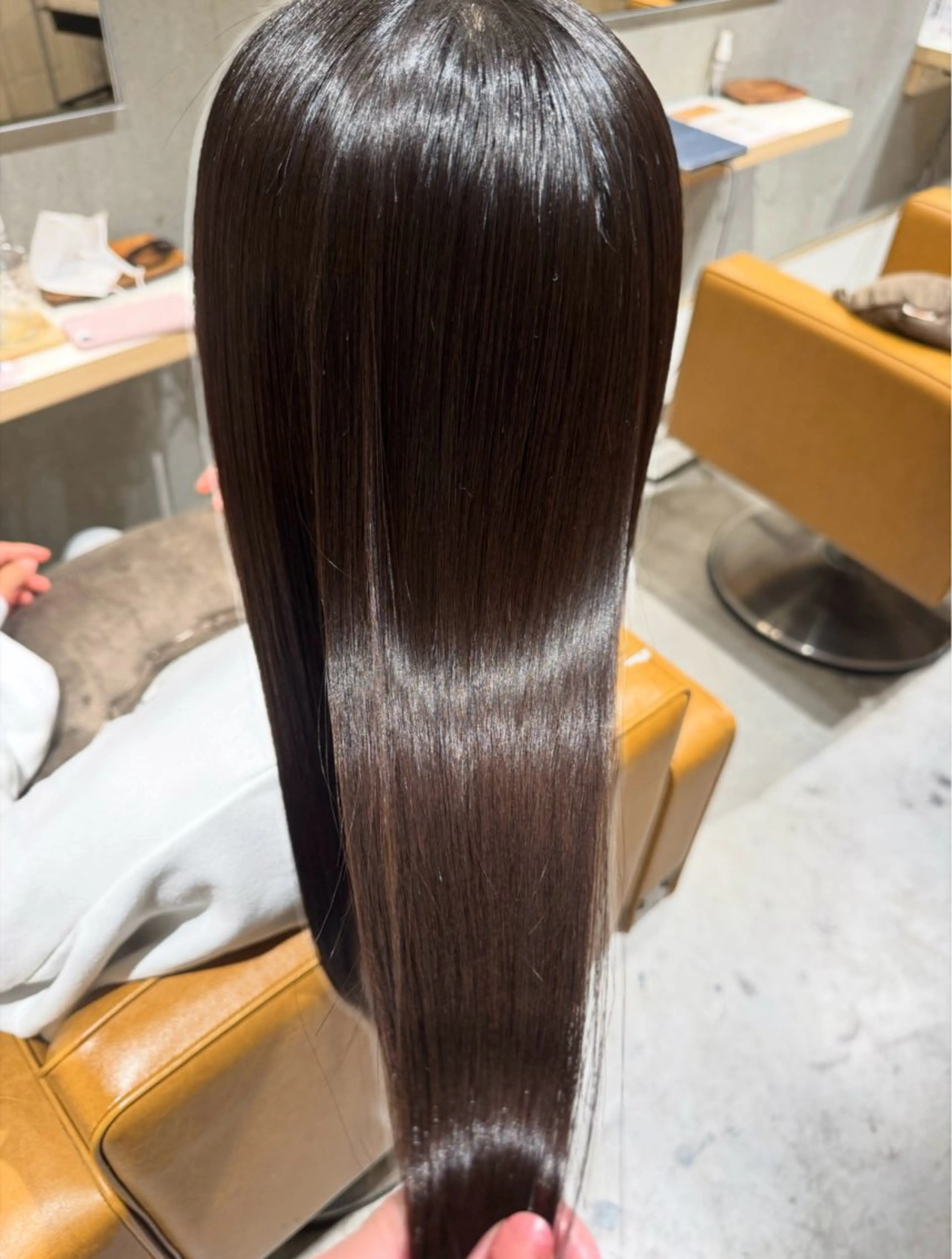 ロング 縮毛矯正 カット 縮毛矯正 トリートメント 中山 涼華のヘアスタイル