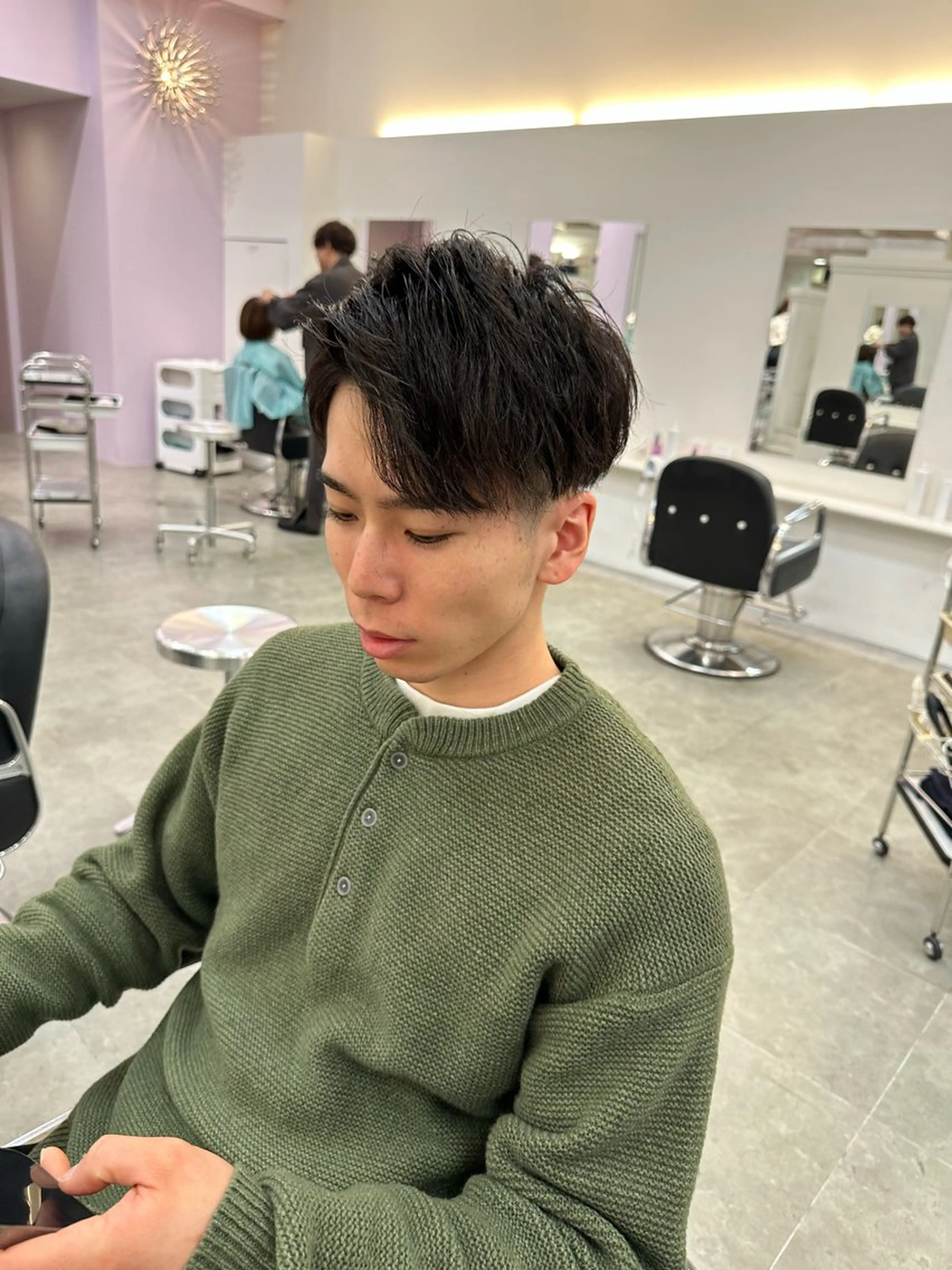 メンズ カット パーマ Parve Mix/ 金森のヘアスタイル