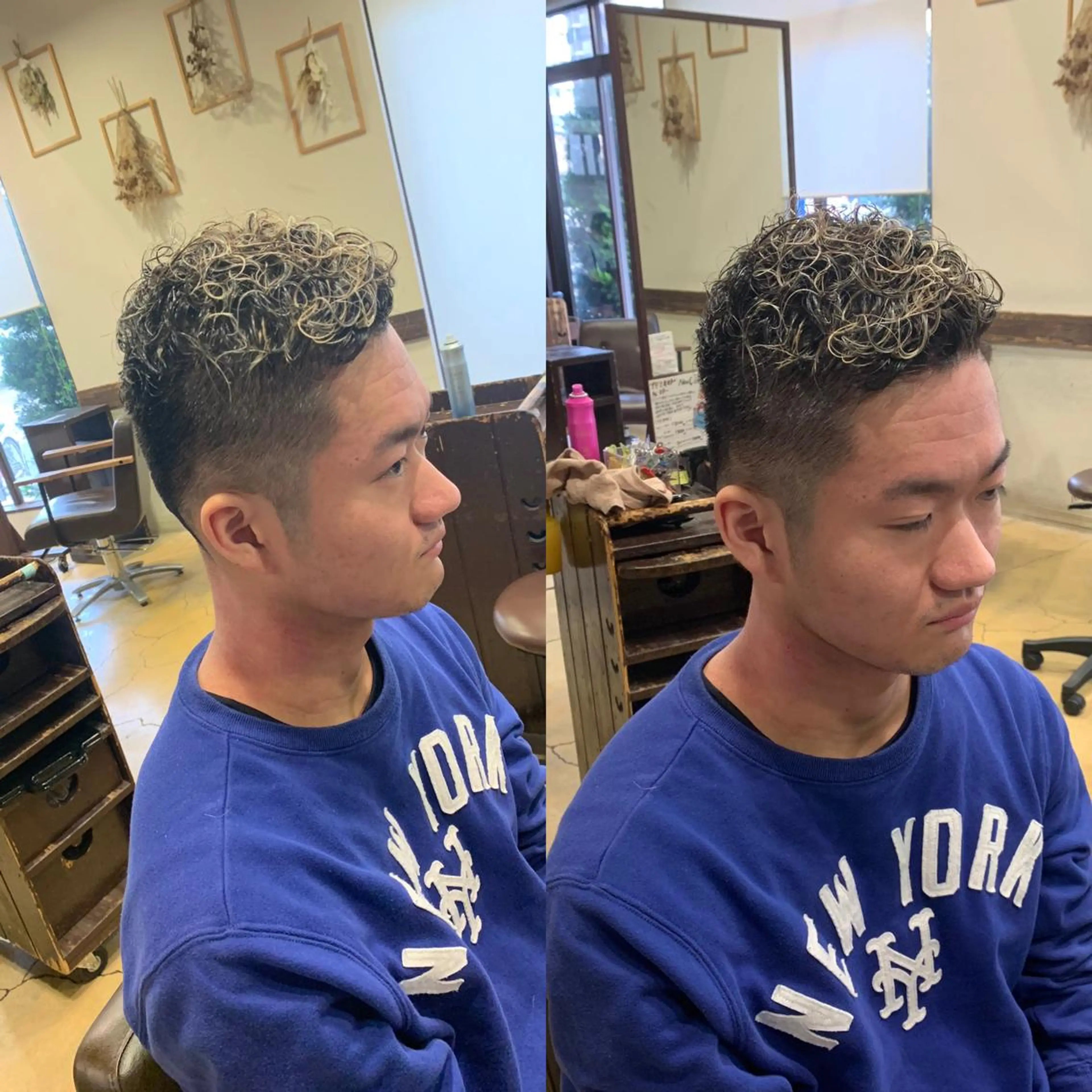 ショート カラー メンズ ZIPセカンド所属・北原 練のヘアスタイル