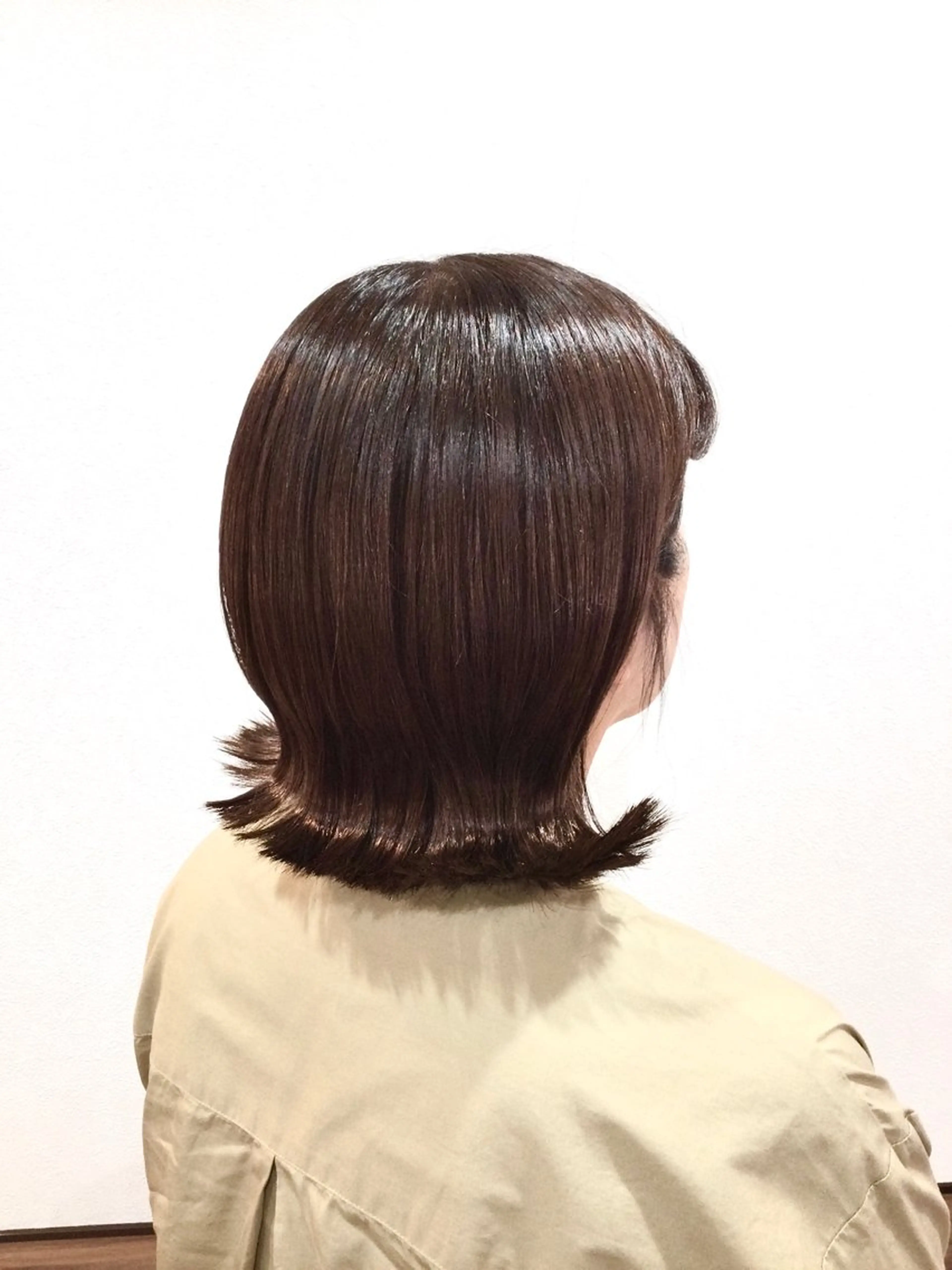 ミディアム カラー カット ヘアカラー トリートメント Annon プライベートサロンのヘアスタイル