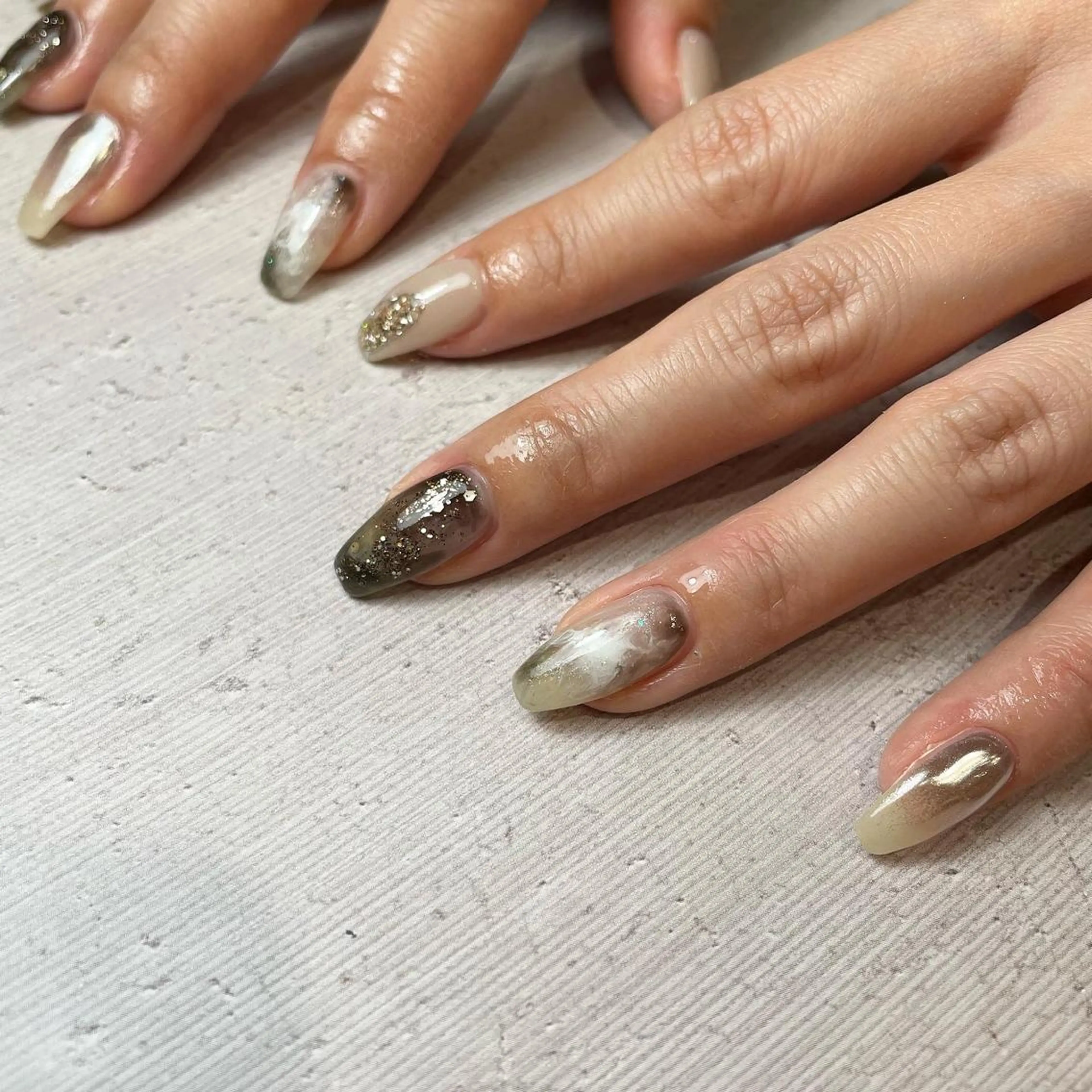 ロング ネイル 持ち込み nail&eyelash mate所属・京都/東向日/ ayumiのネイルデザイン