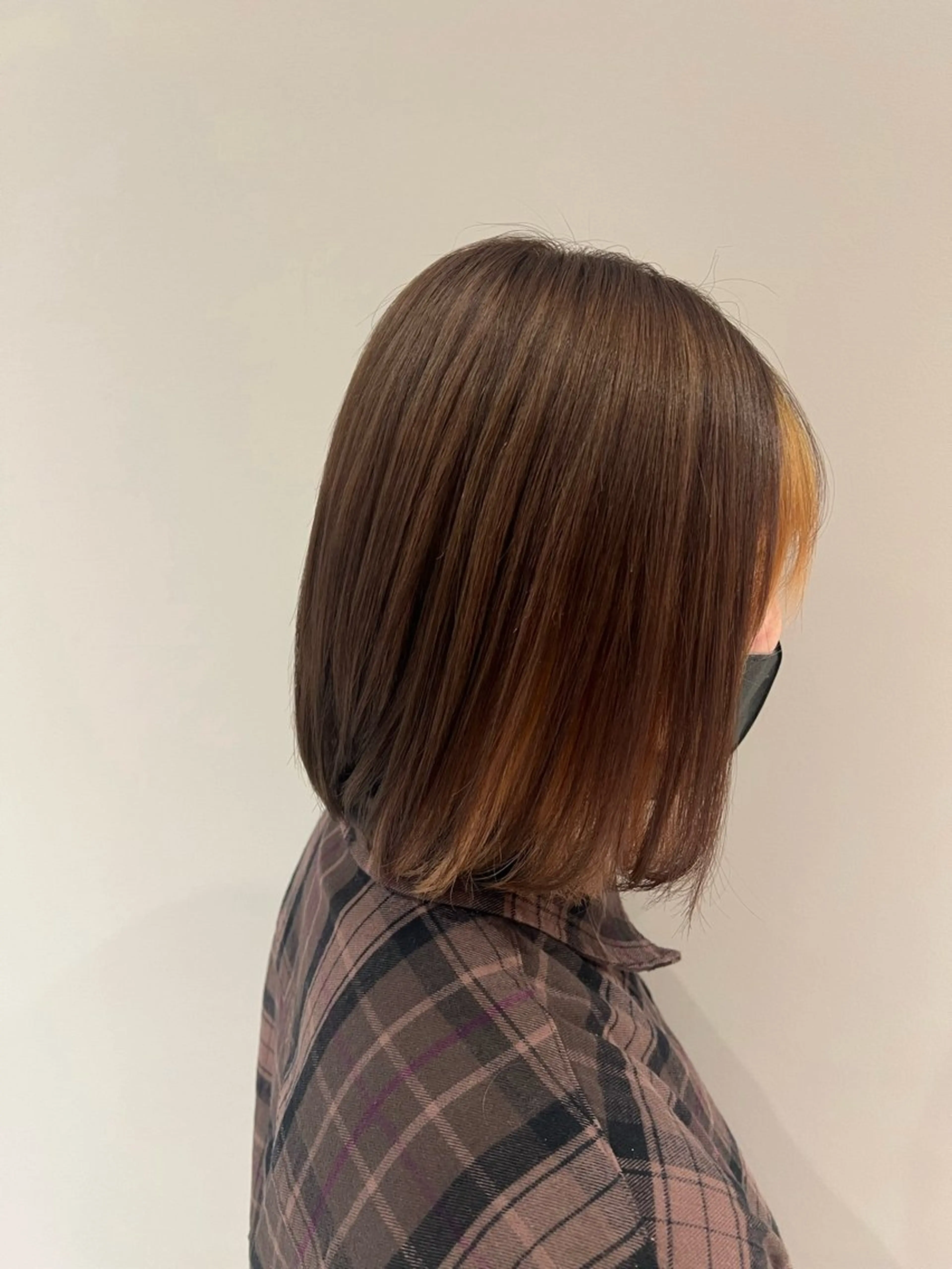 ミディアム ヘアカラー トリートメント Luca  lino:a所属・山田 恭華 /パーマのヘアスタイル