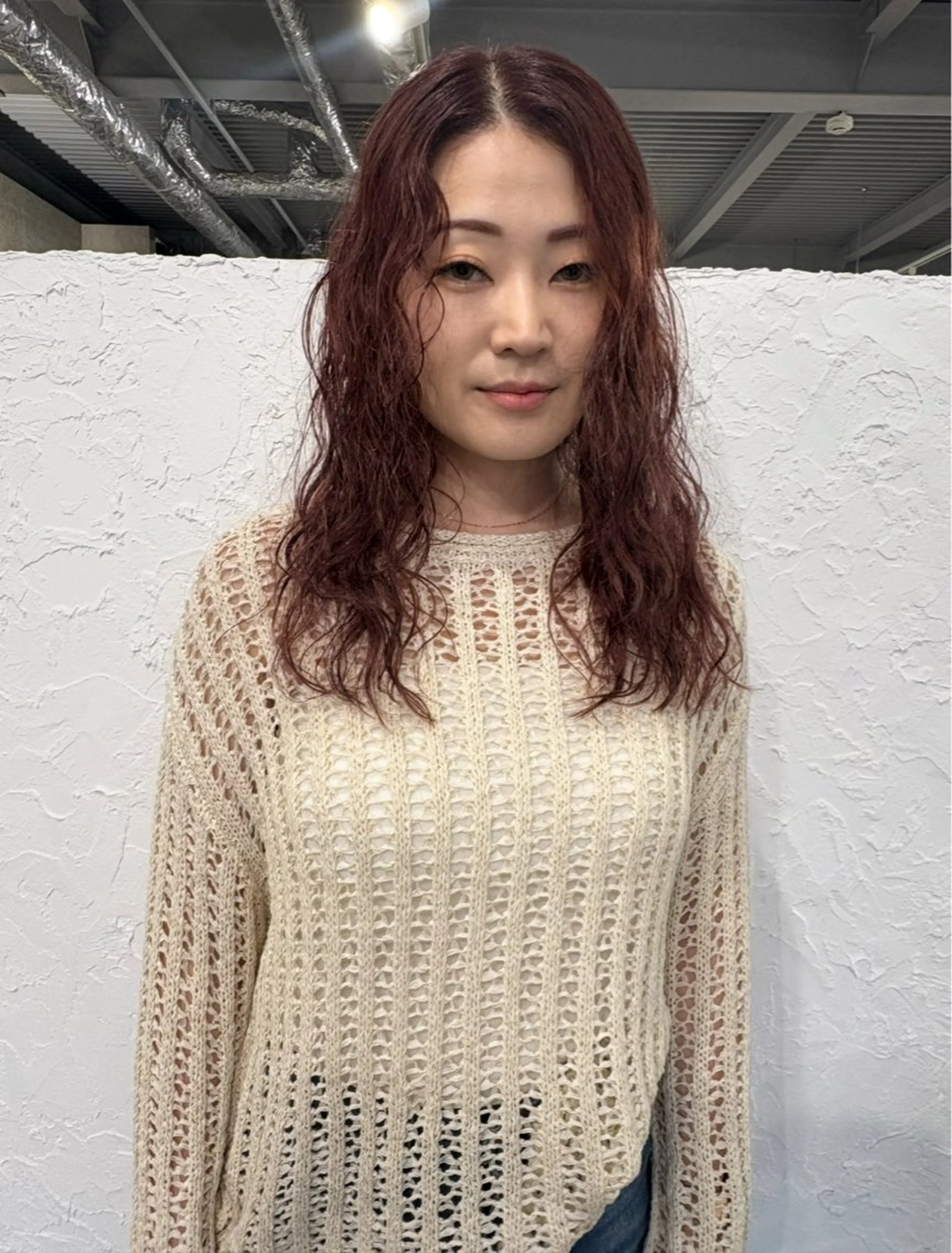 ミディアム カット ヘアカラー 岩間 萌々果/eimのヘアスタイル