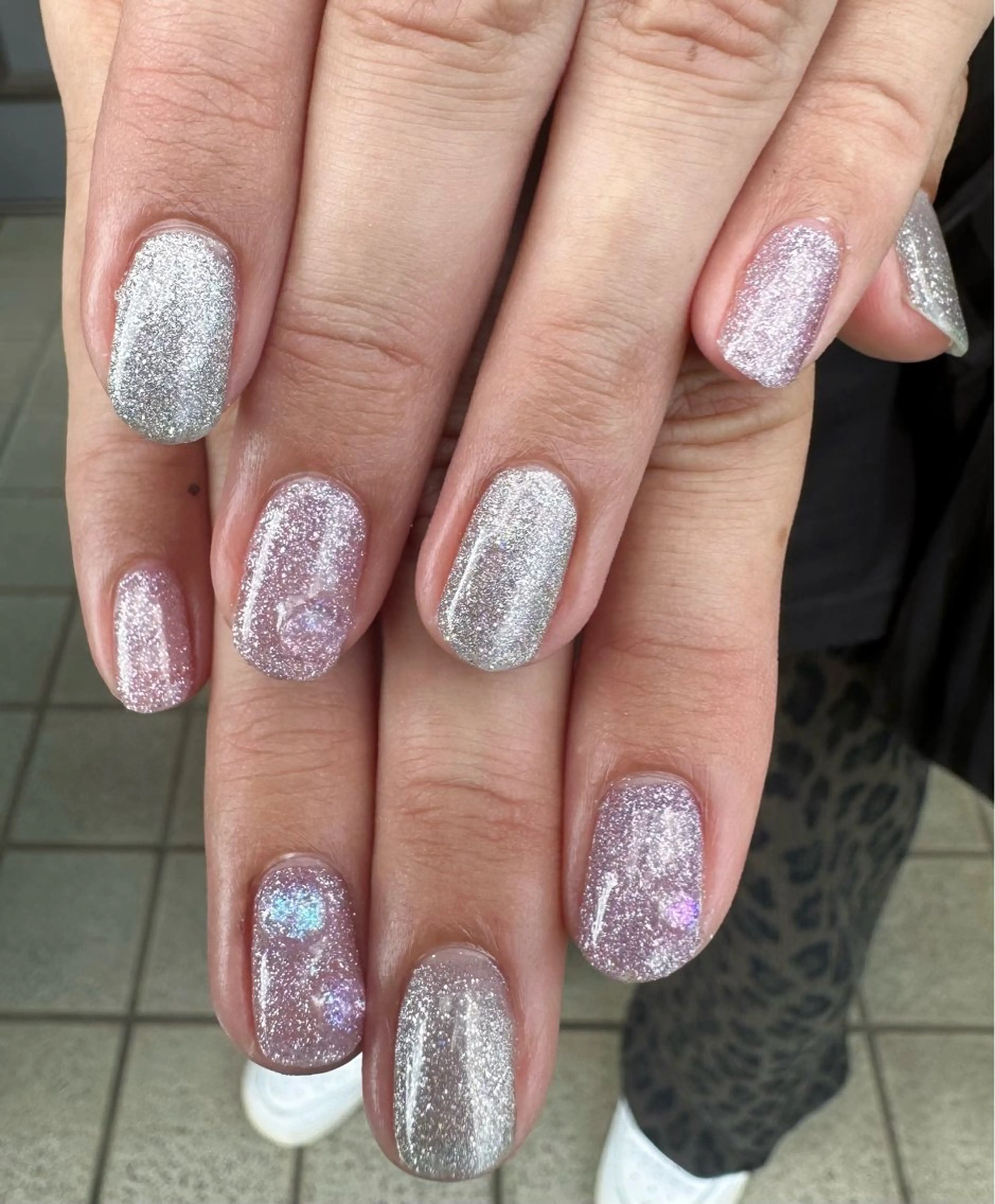 ネイル フラッシュネイル ジェルネイル マグネットネイル ワンカラーネイル Aurora kayoのネイルデザイン