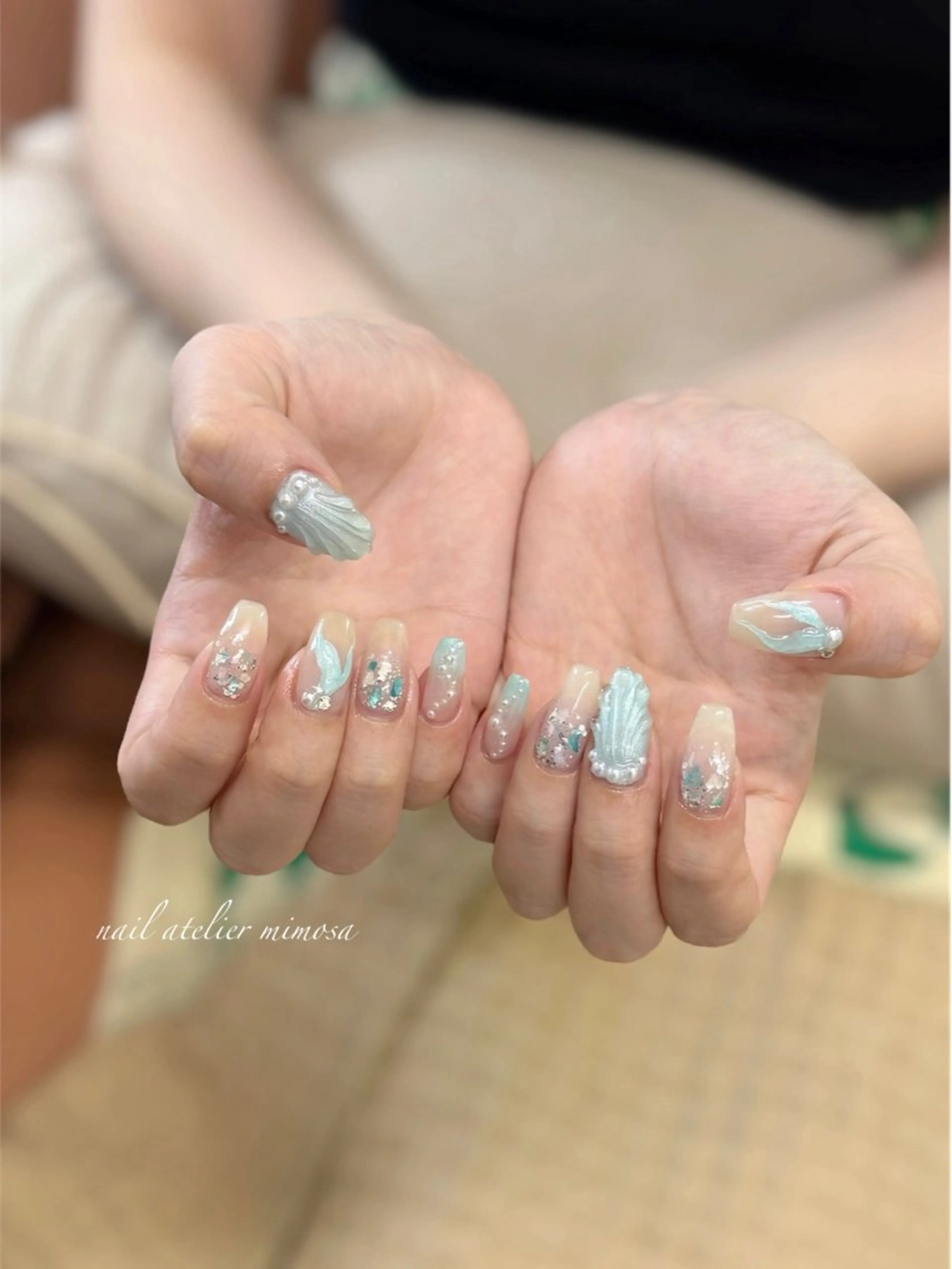 ネイル ハンドネイル アトリエ　ミモザ所属・いまむら あかりのネイルデザイン