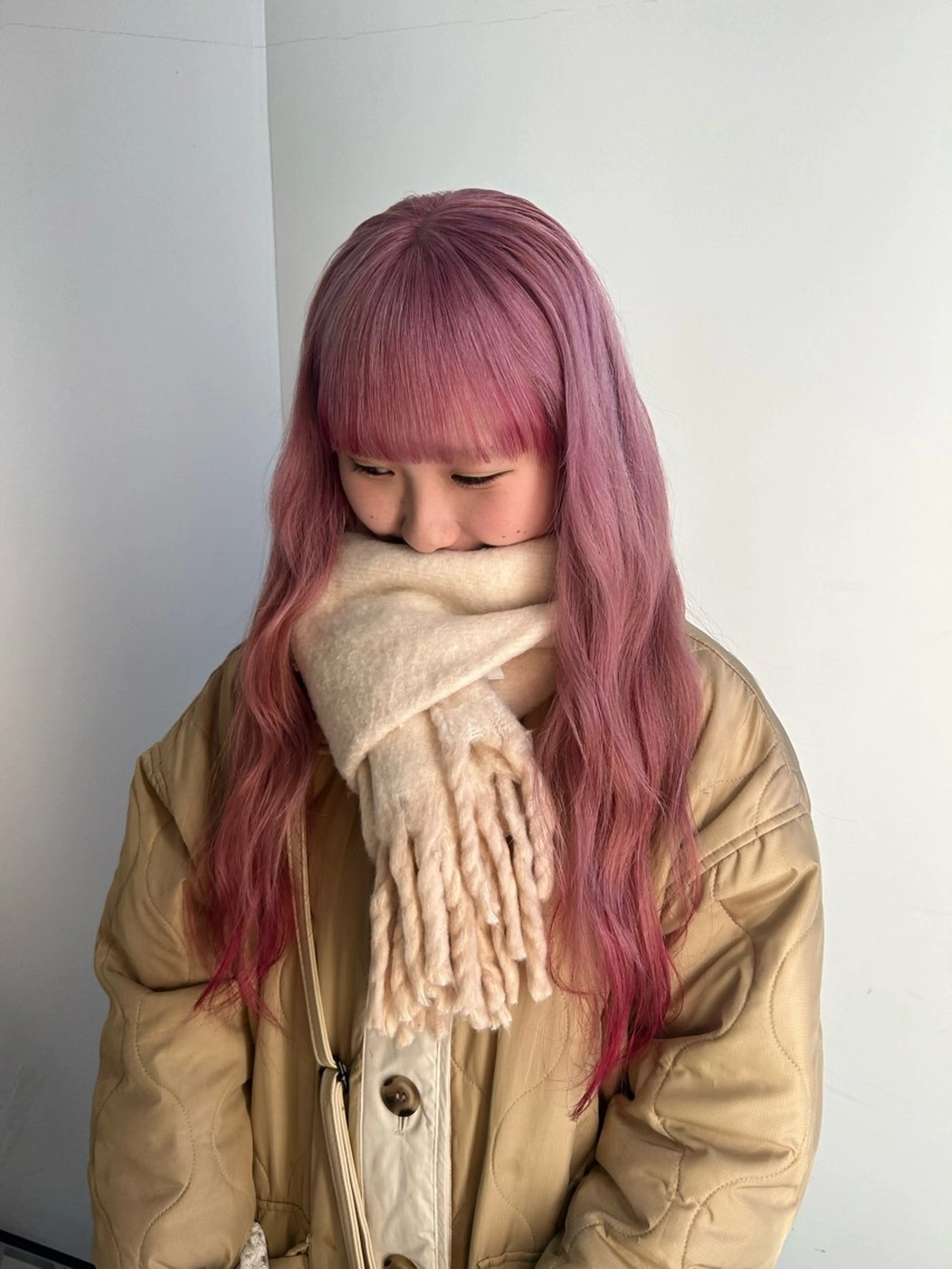 カラー デザインカラー ヘアカラー トリートメント 🎀艶ハイトーン特化 セナ🎀のヘアスタイル