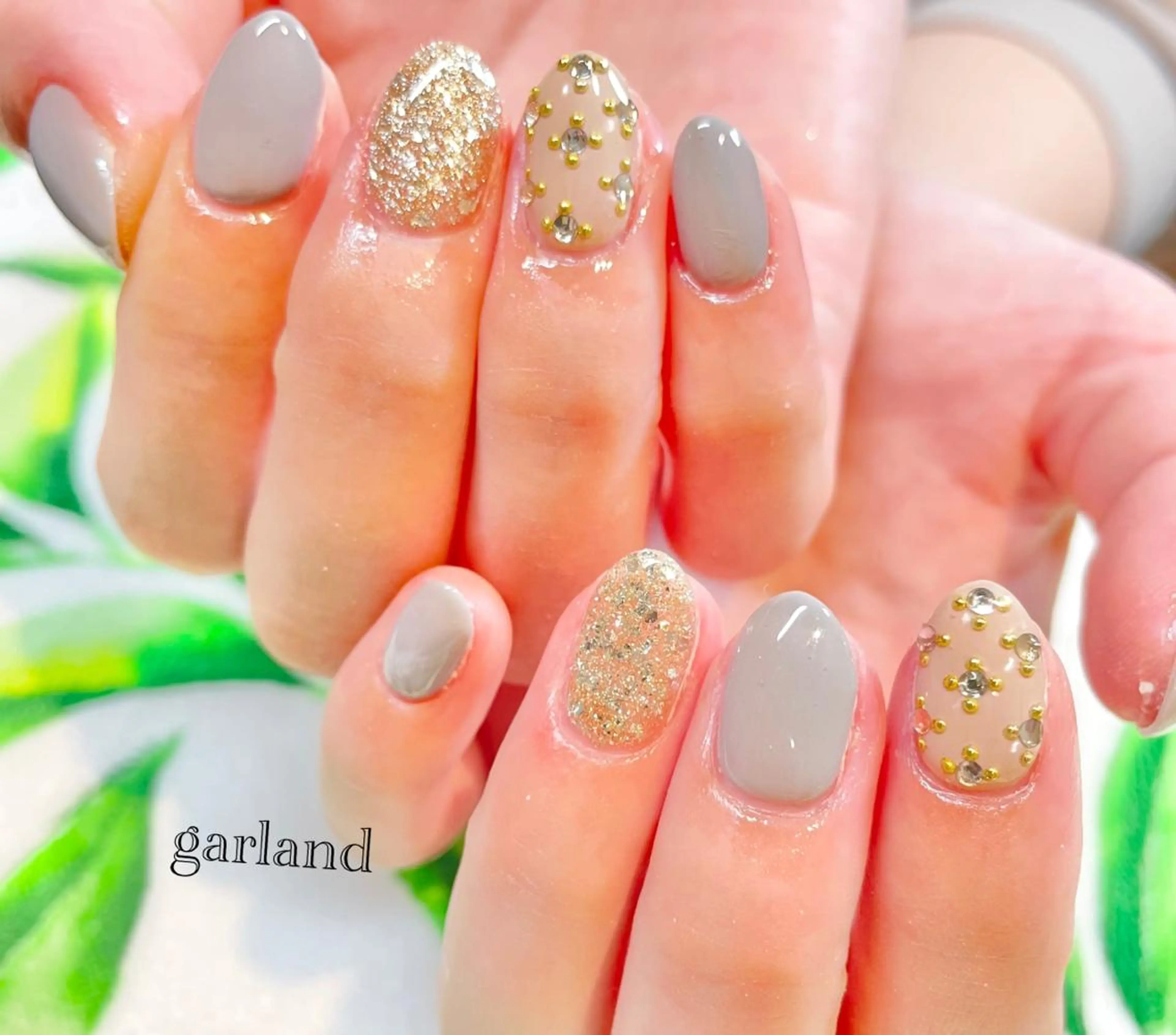 ネイル ハンドネイル Garland Nail.maoのネイルデザイン