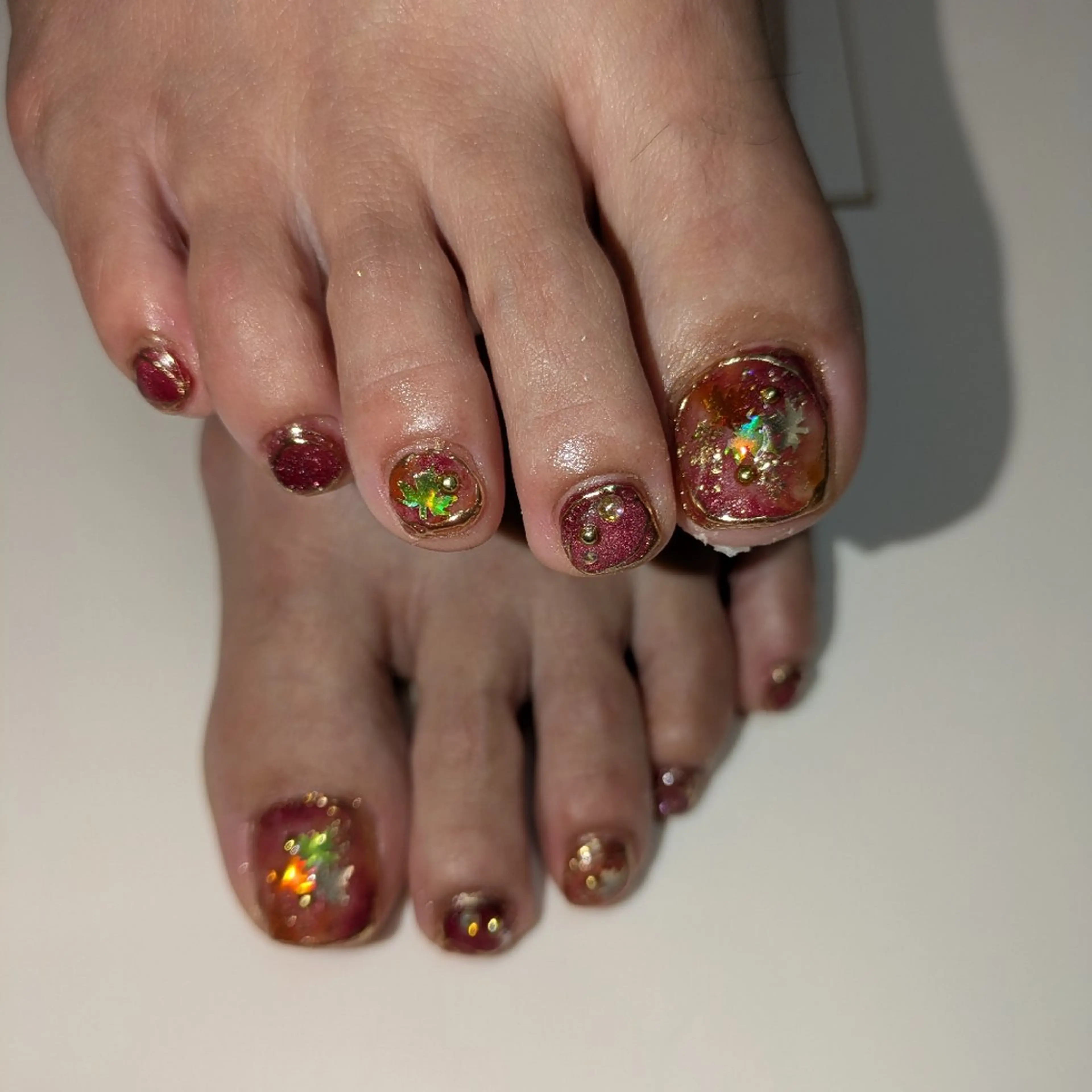 ネイル エステとネイル ローズコンフォートのネイルデザイン